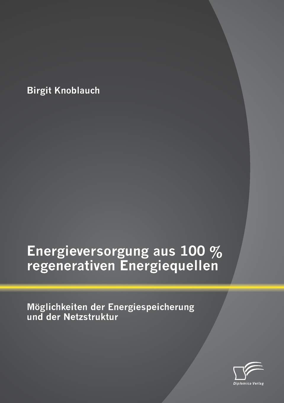 Energieversorgung aus 100 % regenerativen Energiequellen: Möglichkeiten der Energiespeicherung und der Netzstruktur Media & Communication