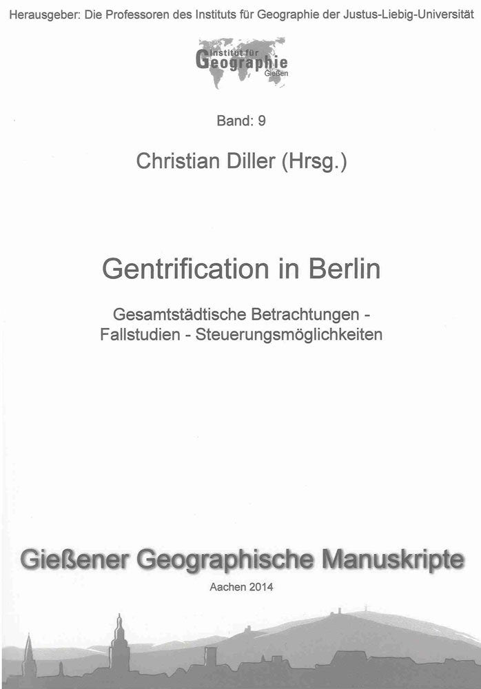 Gentrification in Berlin Geology & Geography Books