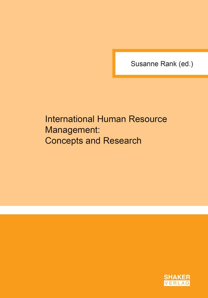 International Human Resource Management: Concepts and Research Law