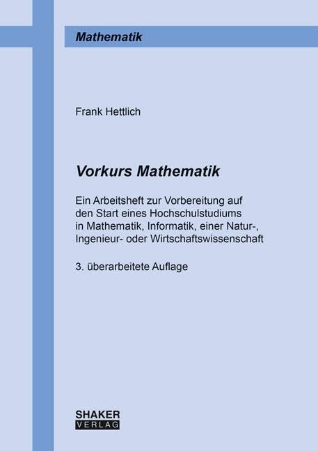 Vorkurs Mathematik Mathematics