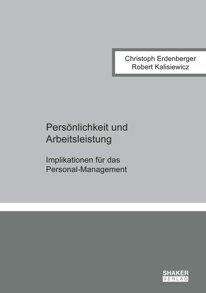 Persönlichkeit und Arbeitsleistung Law
