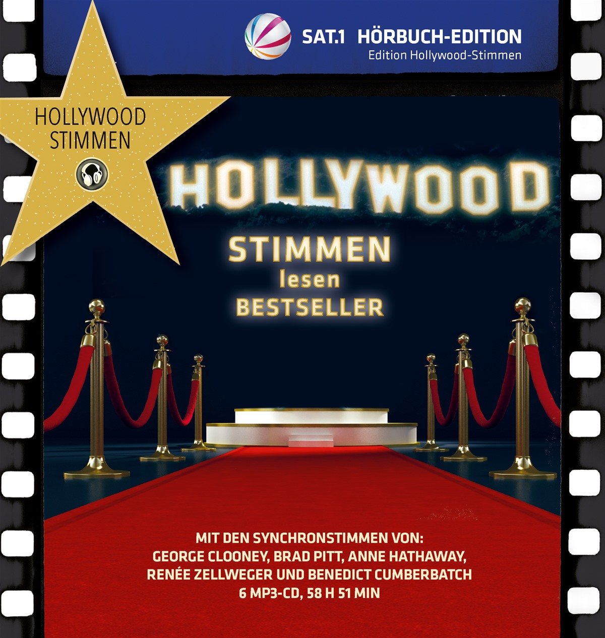 Hollywood-Stimmen lesen Bestseller - Die SAT1 Hörbuch-Edition Contemporary literature