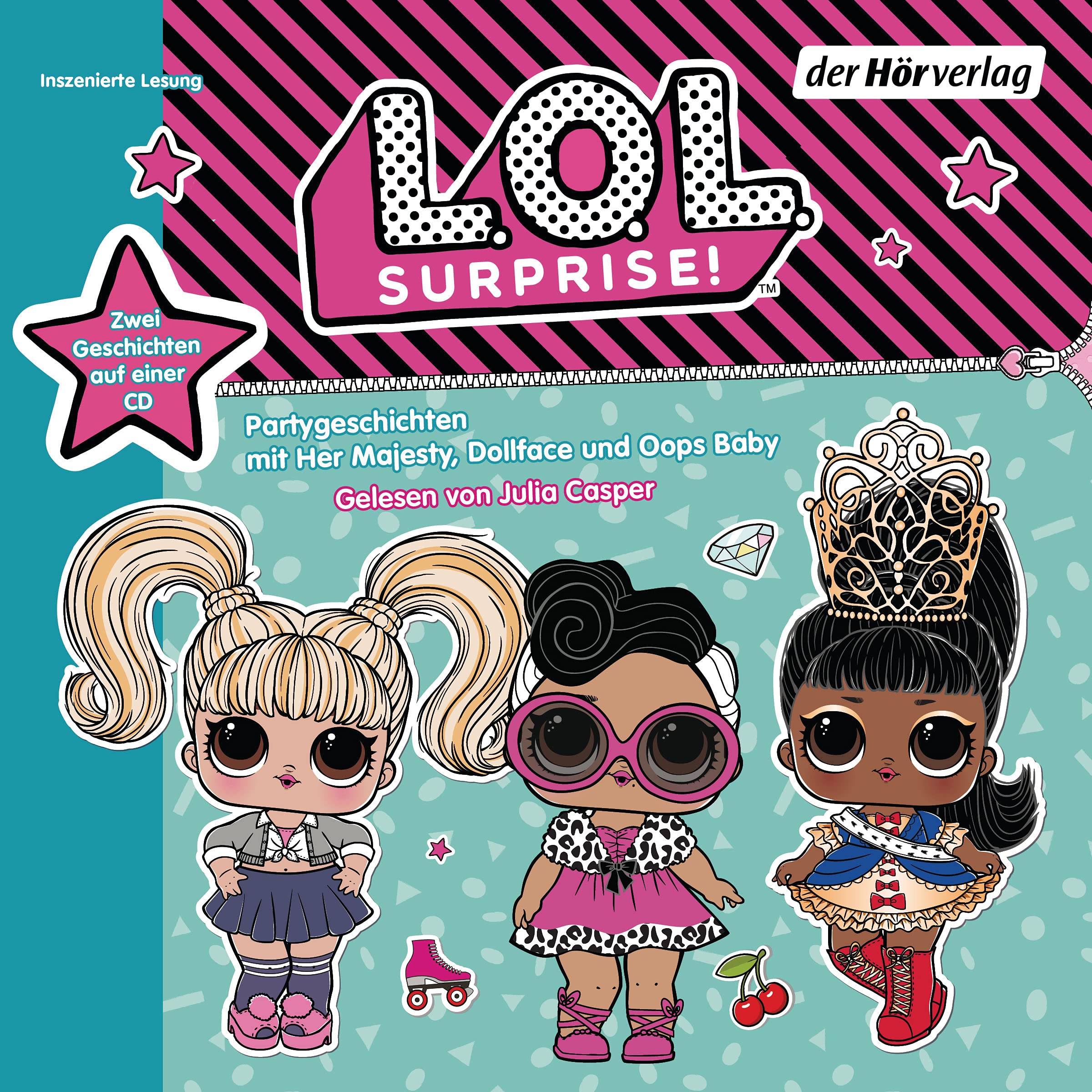 L.O.L. Surprise - Partygeschichten mit Her Majesty, Dollface und Oops Baby: Zwei Geschichten auf einer CD: Neues Jahr, neue B. B.s! & Ein glitzernder Winter (L.O.L. Surprise-Hörbücher, Band 1) Novels & Short Stories