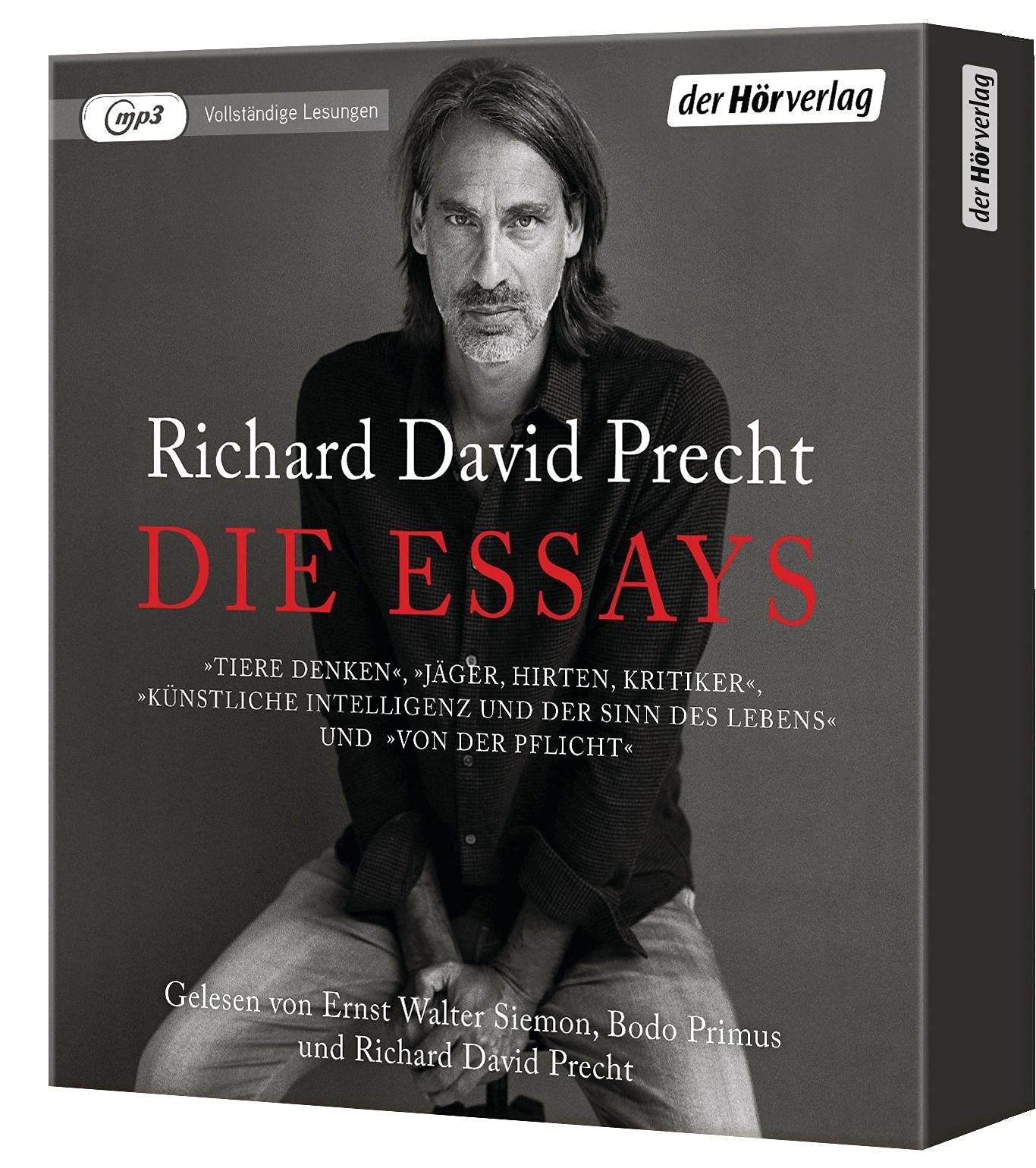 Die Essays: Tiere denken - Jäger, Hirten, Kritiker - Künstliche Intelligenz und der Sinn des Lebens - Von der Pflicht Media & Communication
