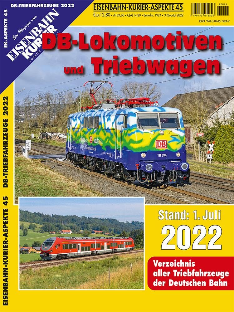 DB-Lokomotiven und Triebwagen 2022: Stationierungen aller Triebfahrzeuge der Deutschen Bahn (EK-Aspekte) Leisure, Home & Garden