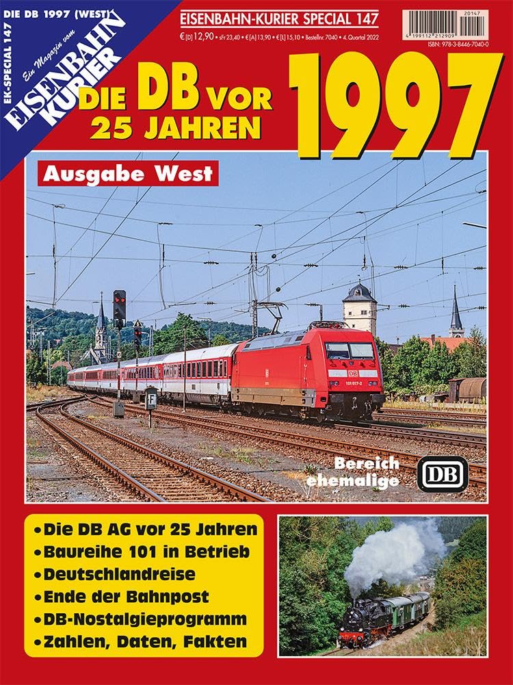 Die DB vor 25 Jahren - 1997 Ausgabe West (Die DB vor 25 Jahren - West) Leisure, Home & Garden