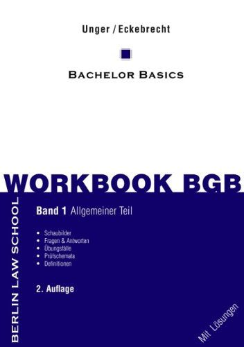 Workbook BGB Band I Law Books