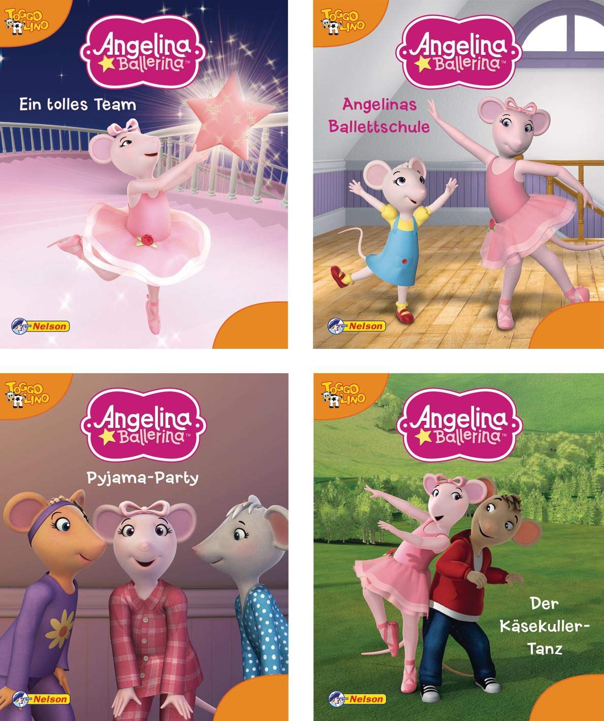Nelson Mini-Bücher: Angelina Ballerina 1-4 Children's books