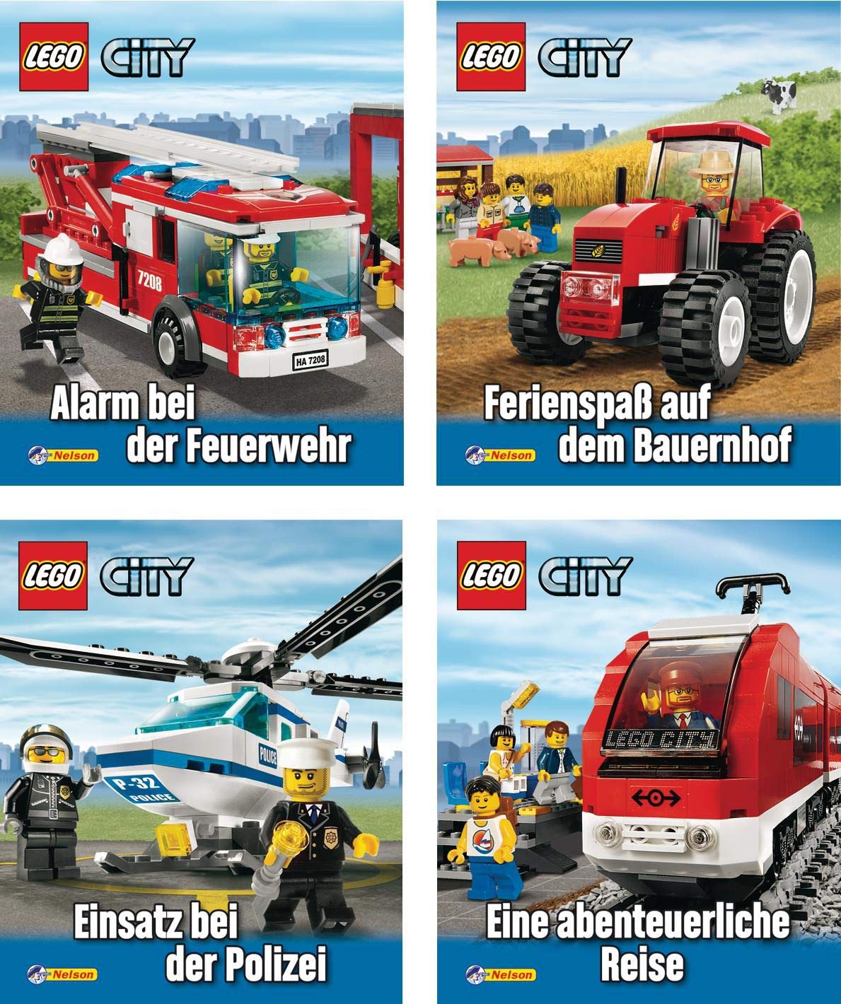 Nelson Mini-Bücher: LEGO City 1-4 Novels & Short Stories