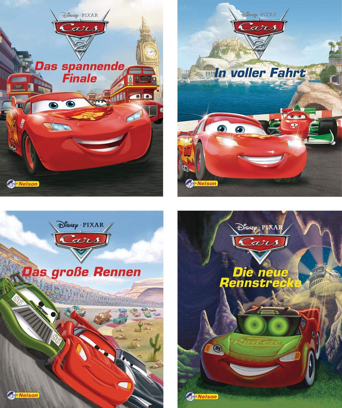 Mini-Bücher 24er Display Disney Cars 1-4 book