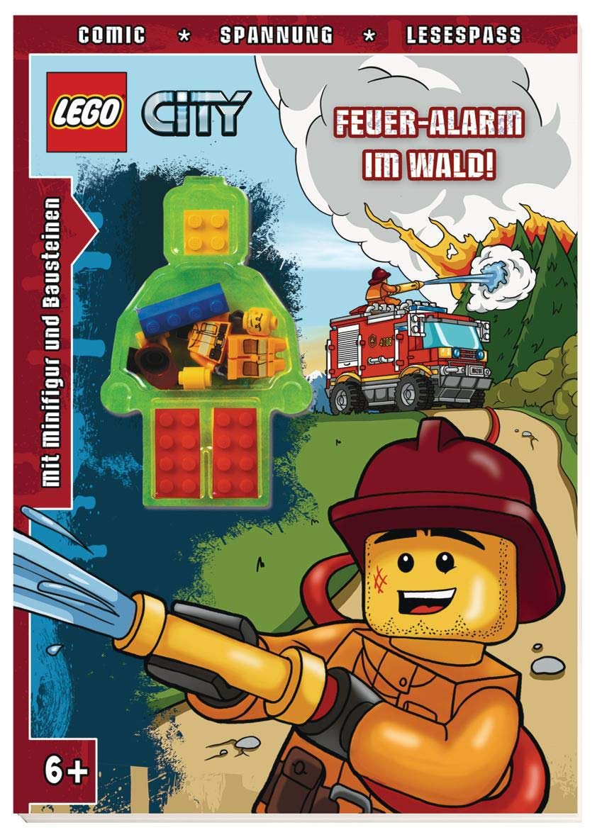 LEGO City Feuer - Alarm im Wald!: Comic- Spannung - Lesespaß - mit Minifigur und Bausteinen Novels & Short Stories