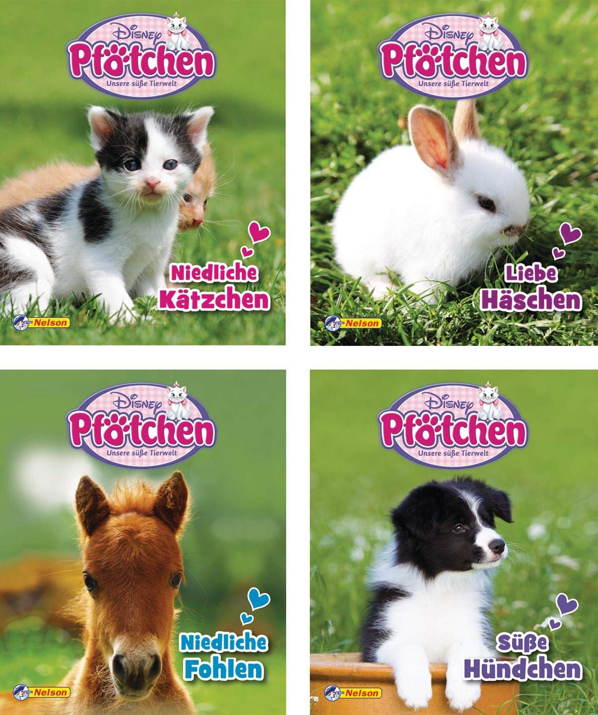 Nelson Mini-Bücher: Disney Pfötchen 1-4 Novels & Short Stories
