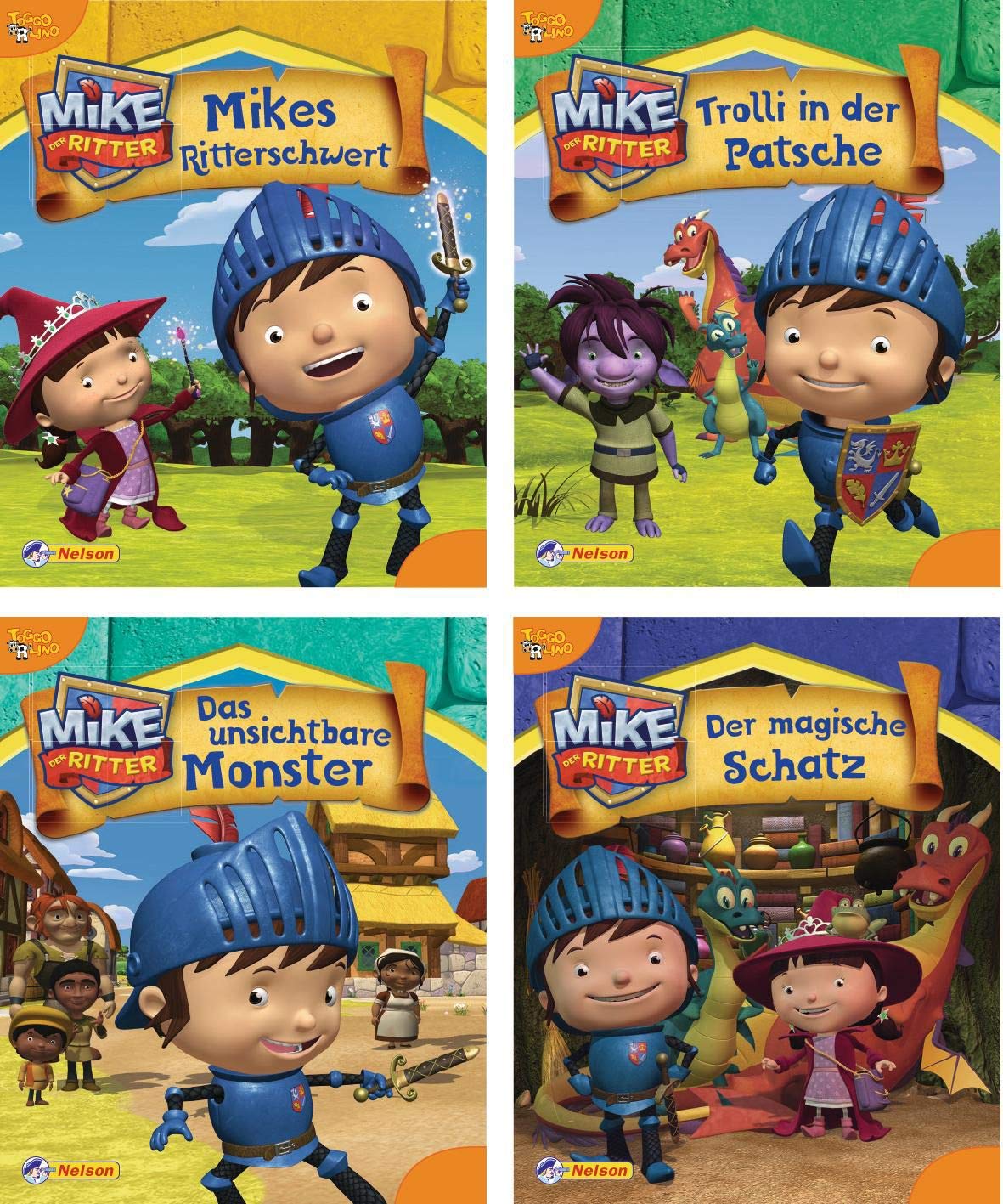 Nelson Mini-Bücher: Mike der Ritter 5-8 Novels & Short Stories