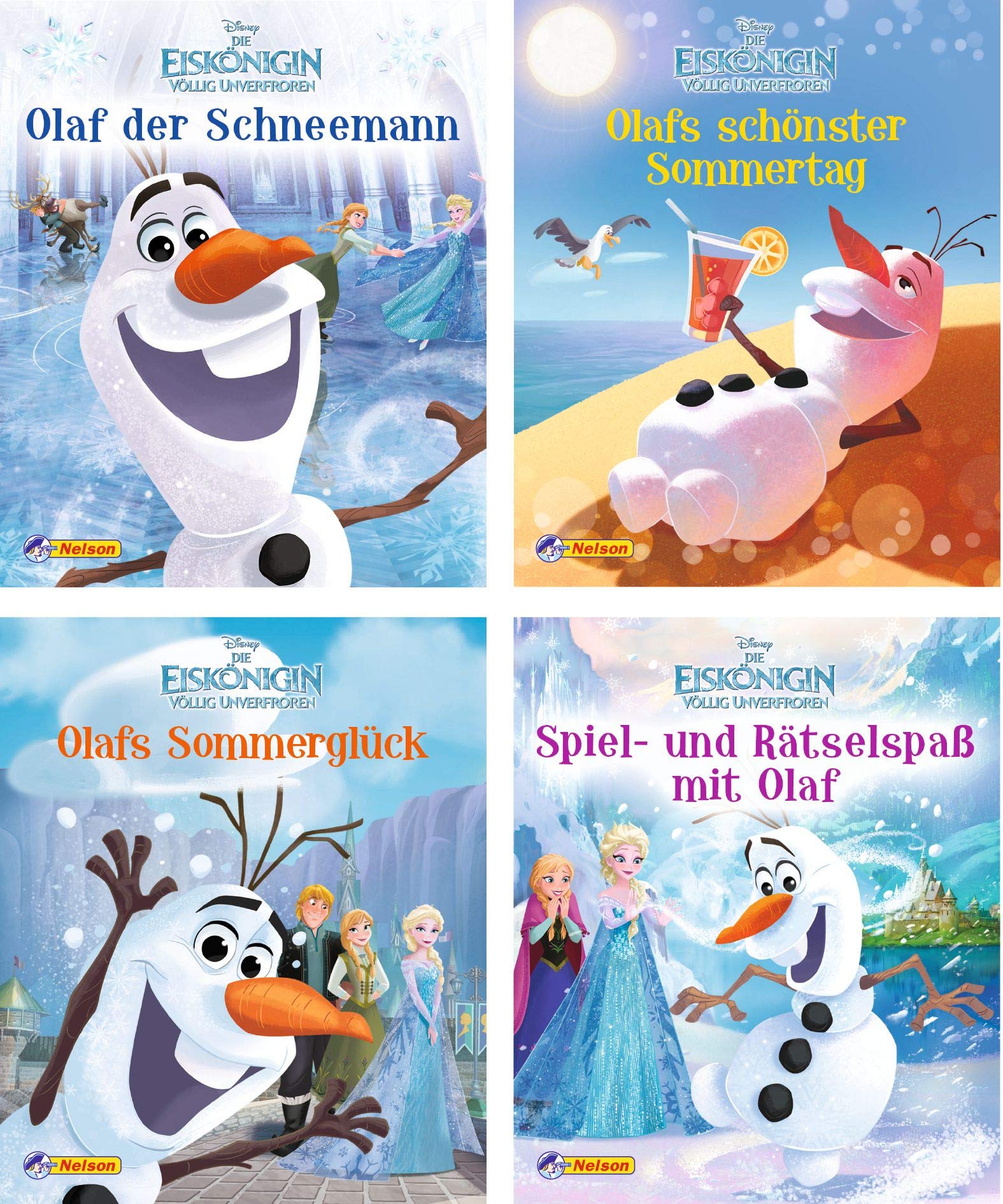 Nelson Mini-Bücher: Disney Die Eiskönigin: Olaf der Schneemann 1-4 Novels & Short Stories