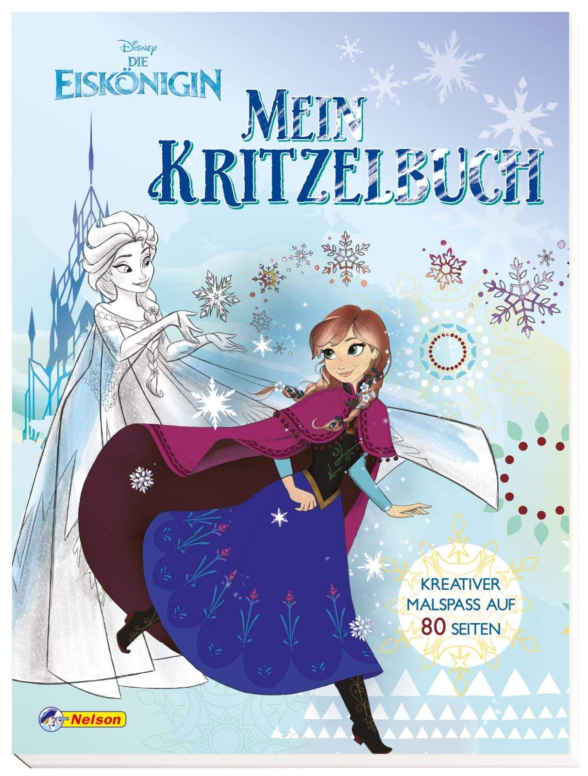 Disney Die Eiskönigin: Mein Kritzelbuch: Kreativer Malspaß auf 80 Seiten (Disney Eiskönigin) Non-fiction