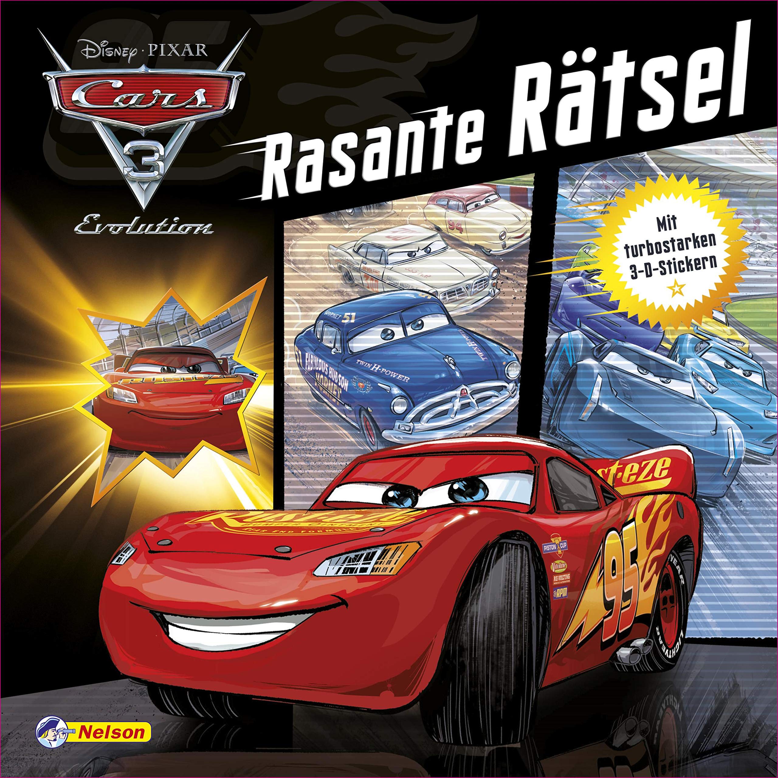 Disney Cars 3: Rasante Rätsel: Mit turbostarken 3D-Stickern Tiptoi & Games