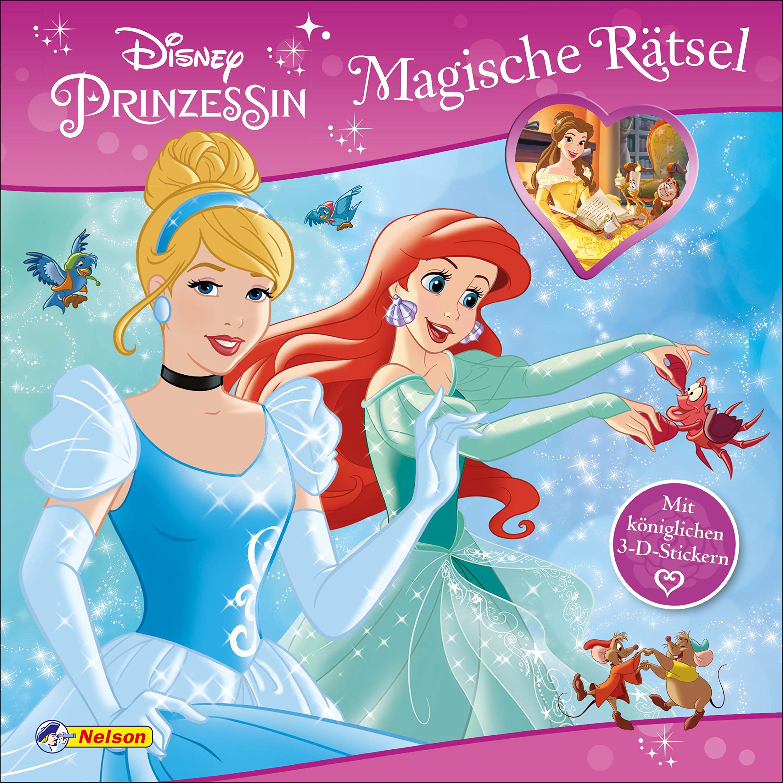 Disney Prinzessin: Magische Rätsel: Mit königlichen 3D-Stickern Non-fiction