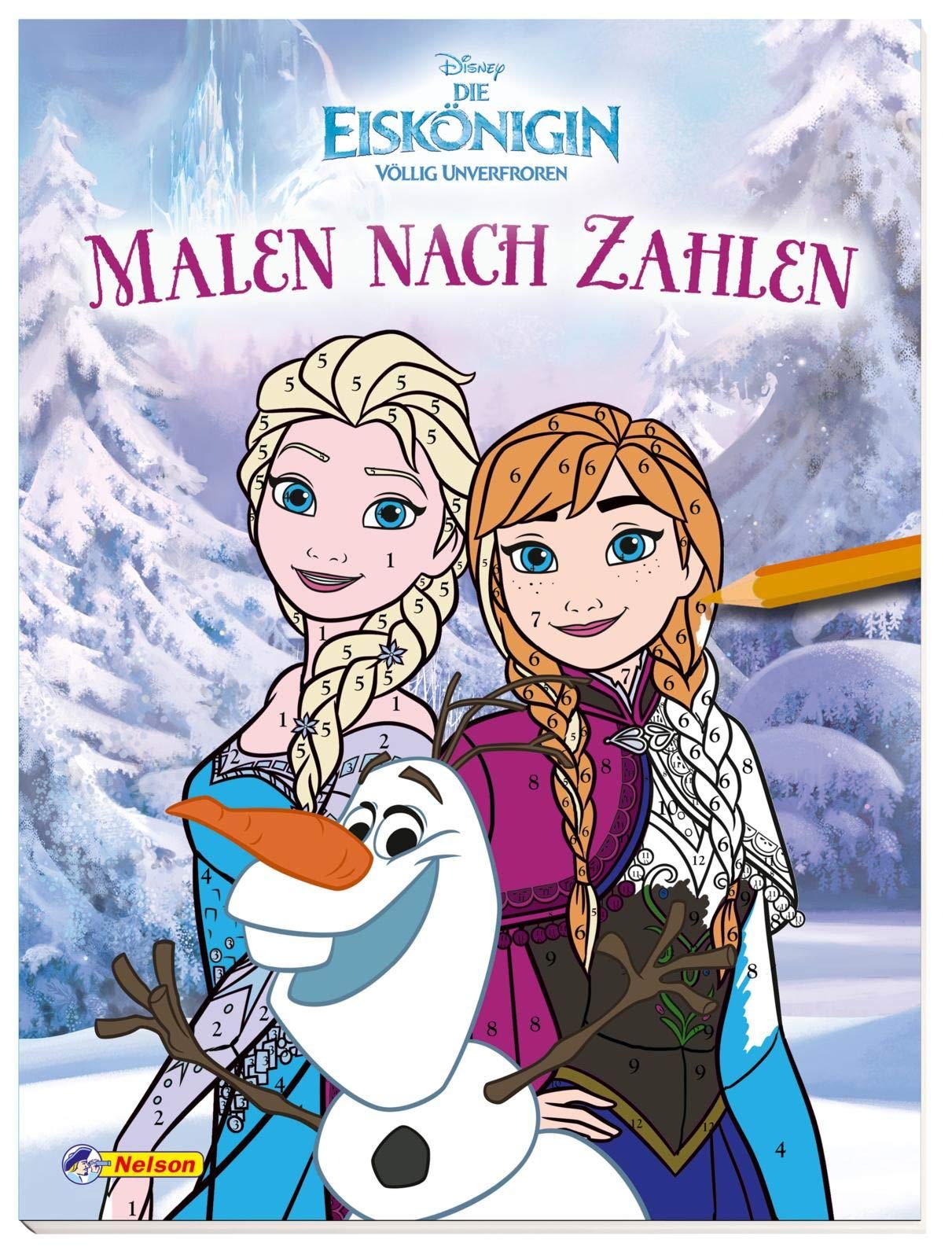 Disney Die Eiskönigin: Malen nach Zahlen Non-fiction