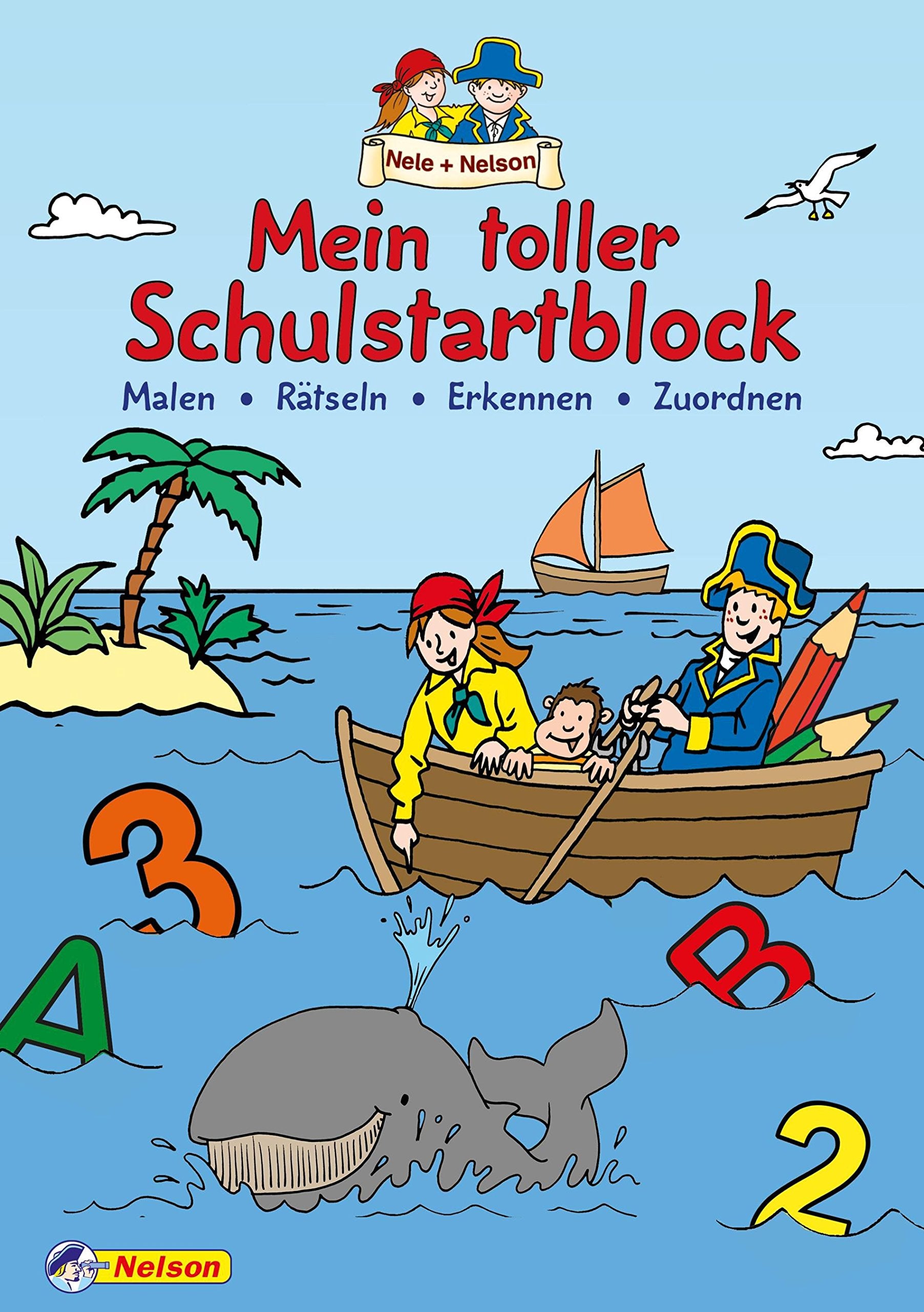 Mein toller Schulstartblock: Malen, Rätseln, Erkennen, Zuordnen Novels & Short Stories