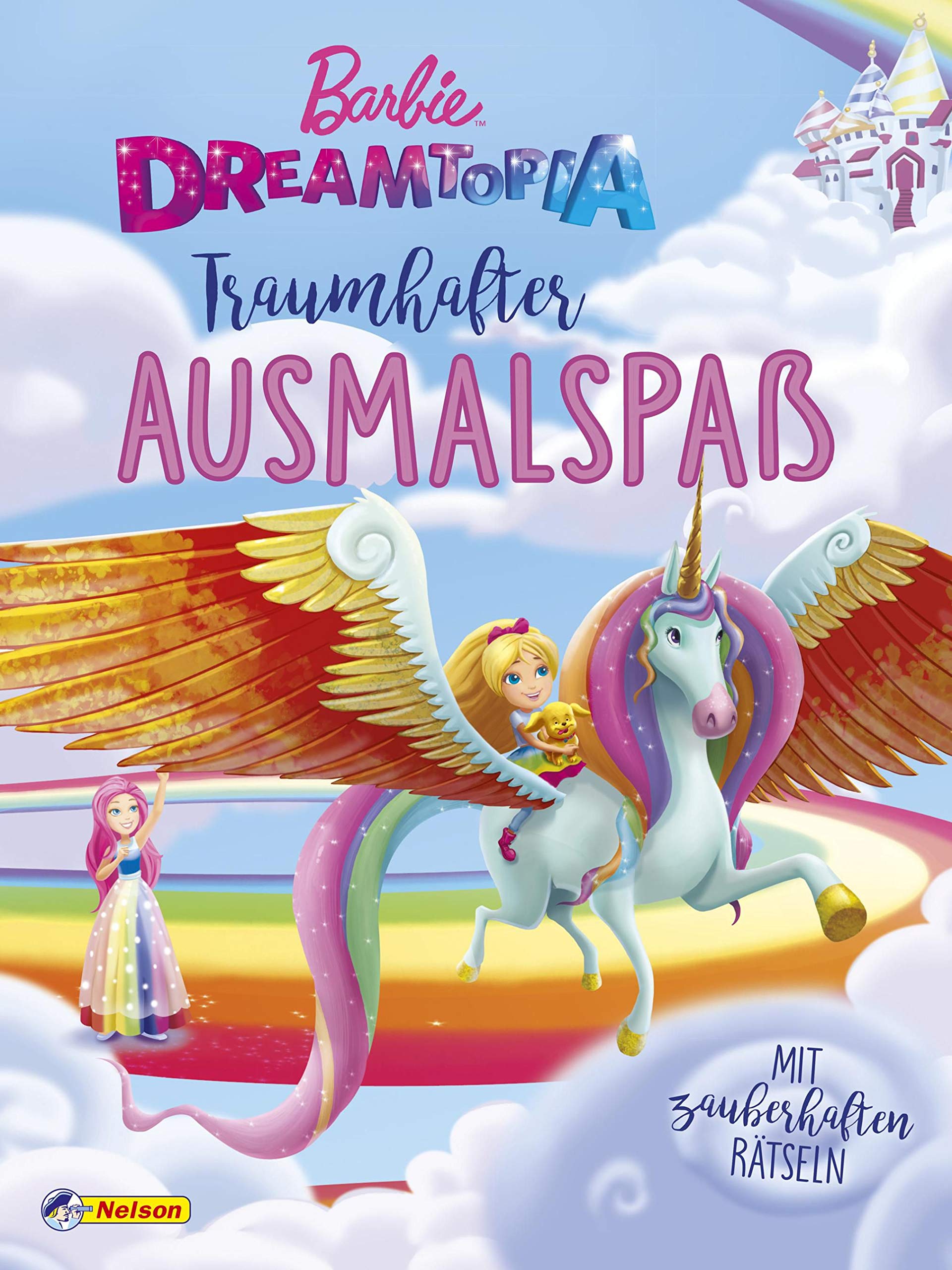 Barbie Dreamtopia: Traumhafter Ausmalspaß: Mit zauberhaften Rätseln Non-fiction