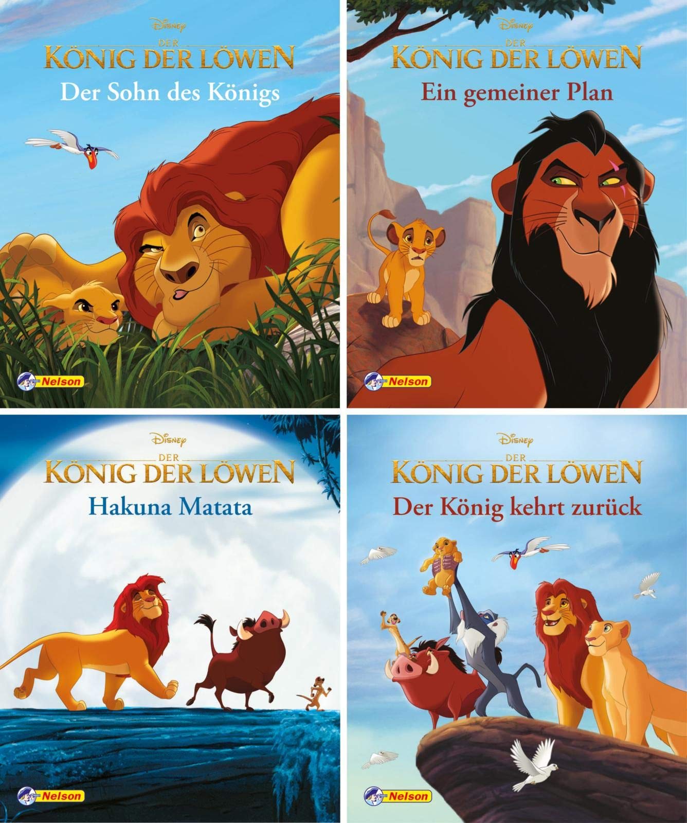 Nelson Mini-Bücher: Disney König der Löwen 1-4: 24 Mini-Bücher im Display Non-fiction
