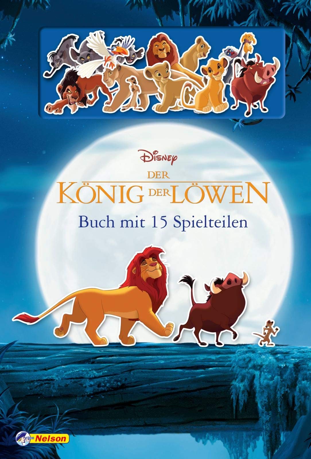 Disney Der König der Löwen: Die Geschichte von Simba (Buch mit 15 Spielteilen): Mit wieder ablösbaren und waschbaren Silikon-Stickern ohne Kleber! Novels & Short Stories