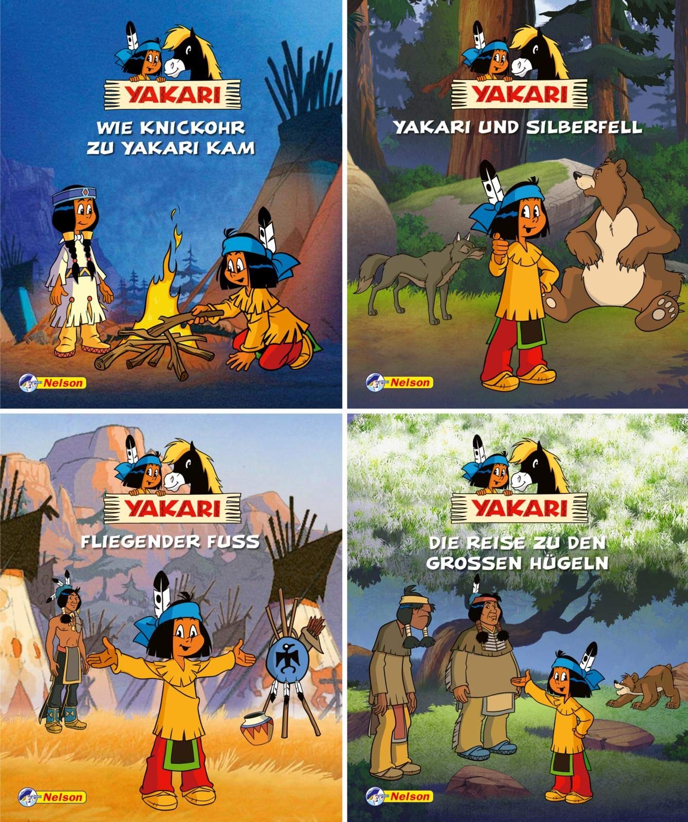 Nelson Mini-Bücher: Yakari 9-12 (Einzel/WWS) Novels & Short Stories