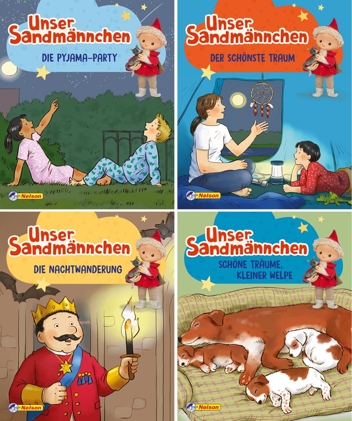 Nelson Mini-Bücher: Unser Sandmännchen: Gutenacht-Geschichten 5-8: 24 Mini-Bücher im Display (Nelson Mini-Bücher: Ein großer Spaß im kleinen Format) Non-fiction
