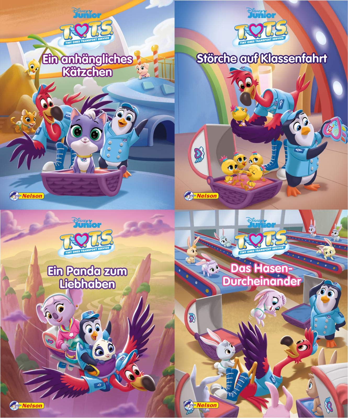 Nelson Mini-Bücher: Disney T.O.T.S.: Tierbaby Transport Service 1-4 (Einzel/WWS) Non-fiction