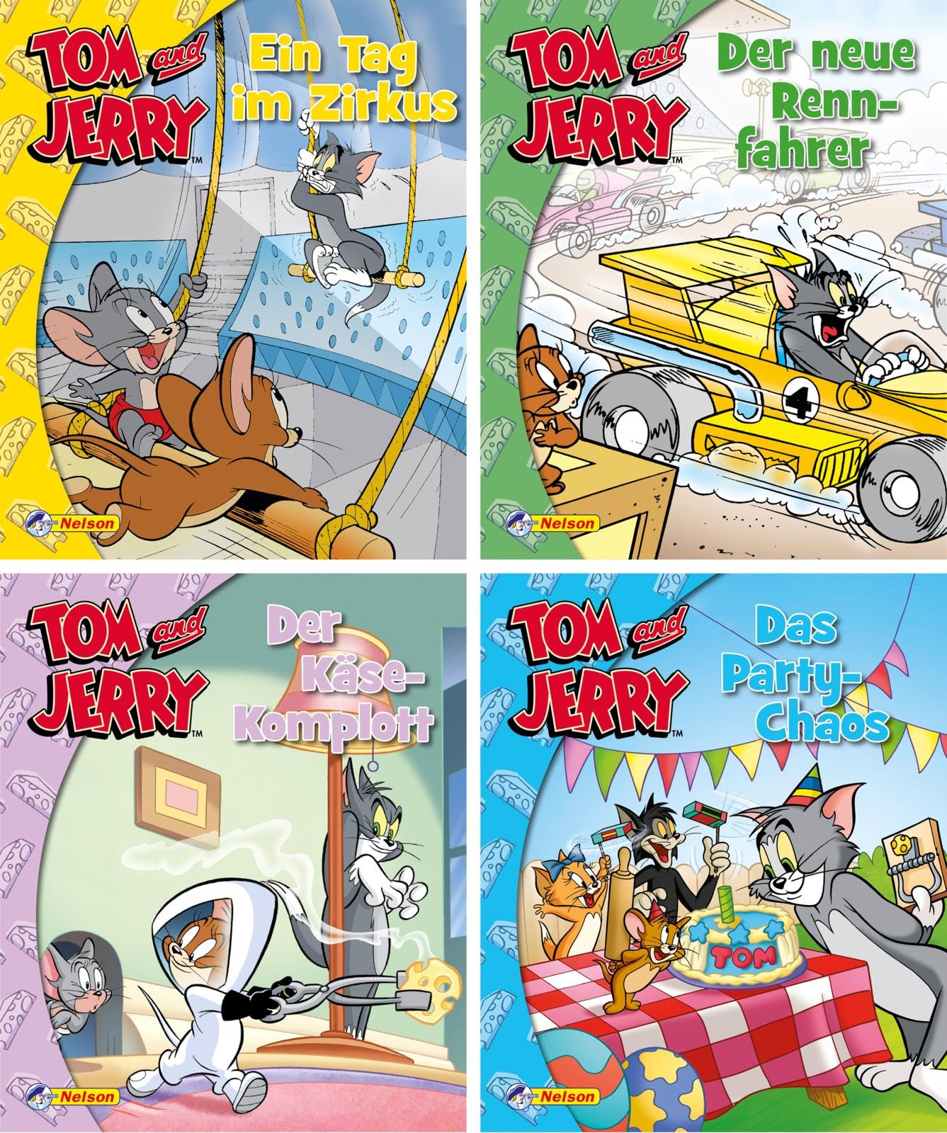 Product Image: Nelson Mini-Bücher: Tom und Jerry 1-4 (Einzel/WWS)