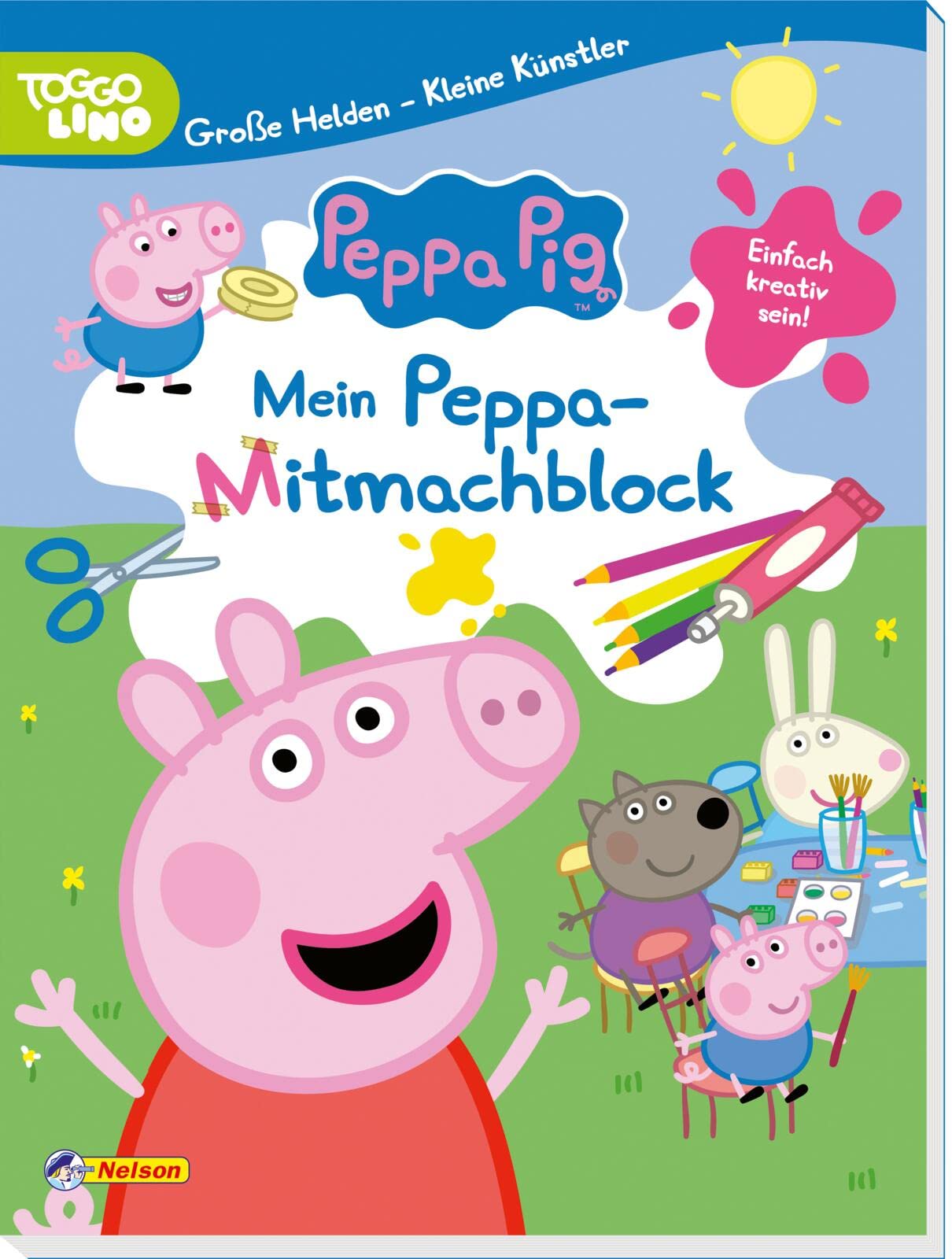 Peppa: Große Helden - Kleine Künstler: Mein Peppa-Mitmachblock book