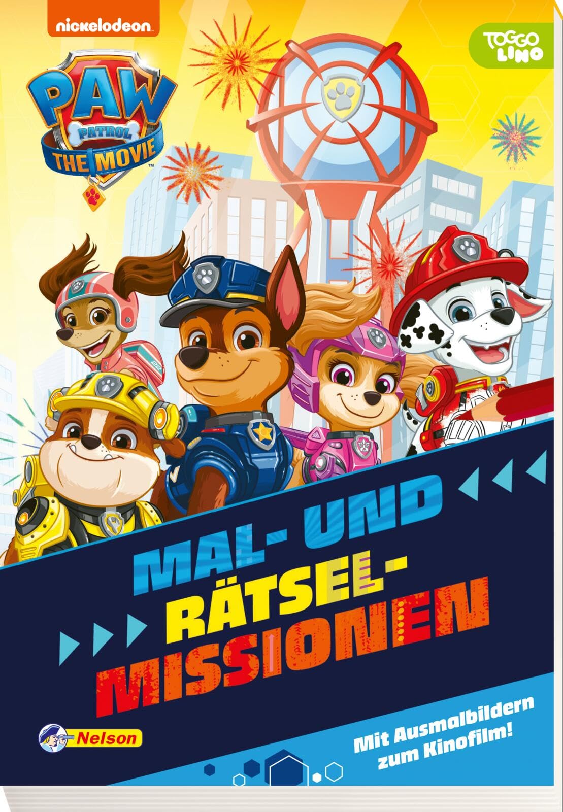 PAW Patrol - Der Kinofilm: Mal- und Rätselblock Non-fiction