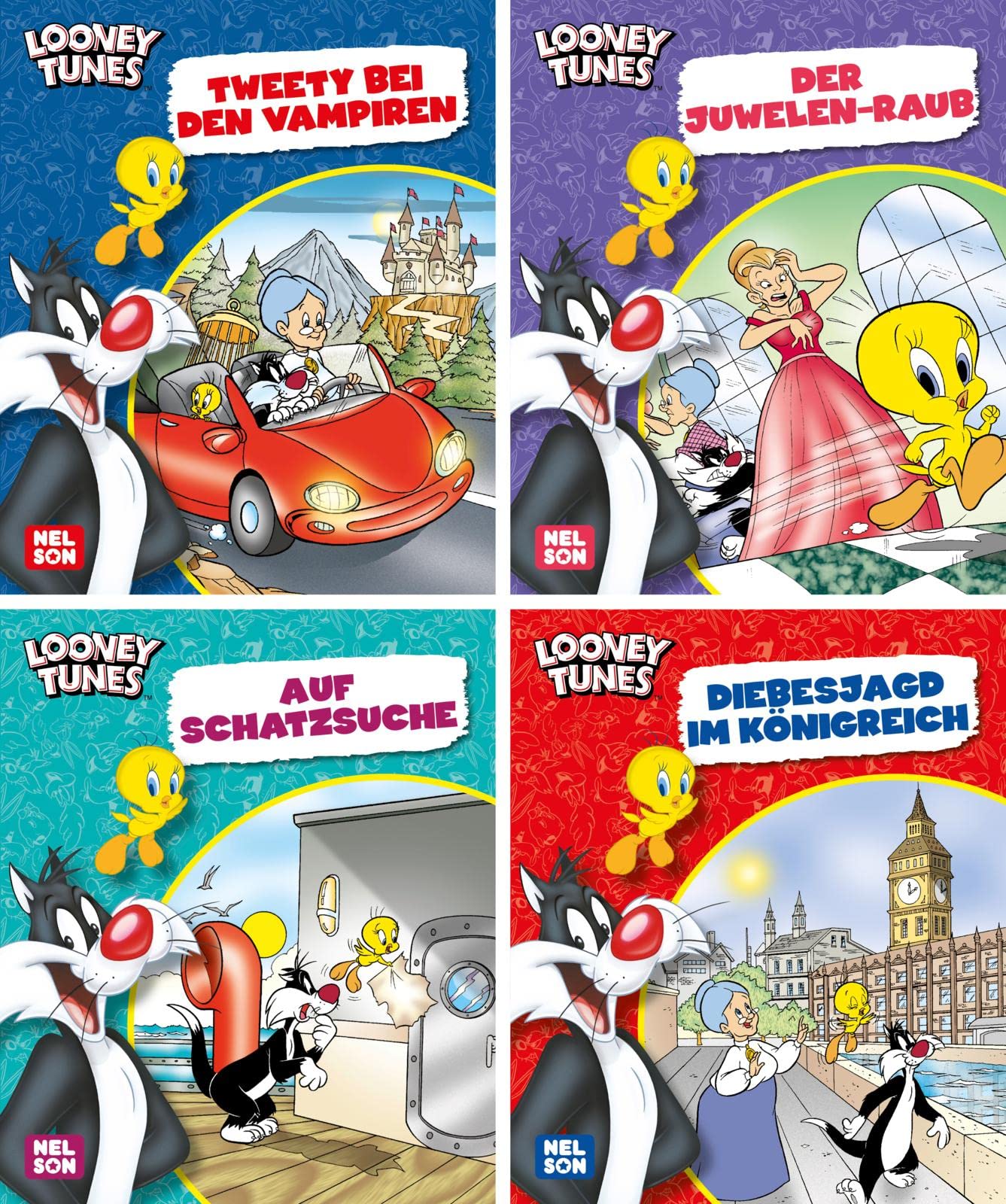 Nelson Mini-Bücher: Looney Tunes 5-8 (Einzel/WWS): Lustige Kurzgeschichten im Mitnahmeformat (ab 3 Jahren) book