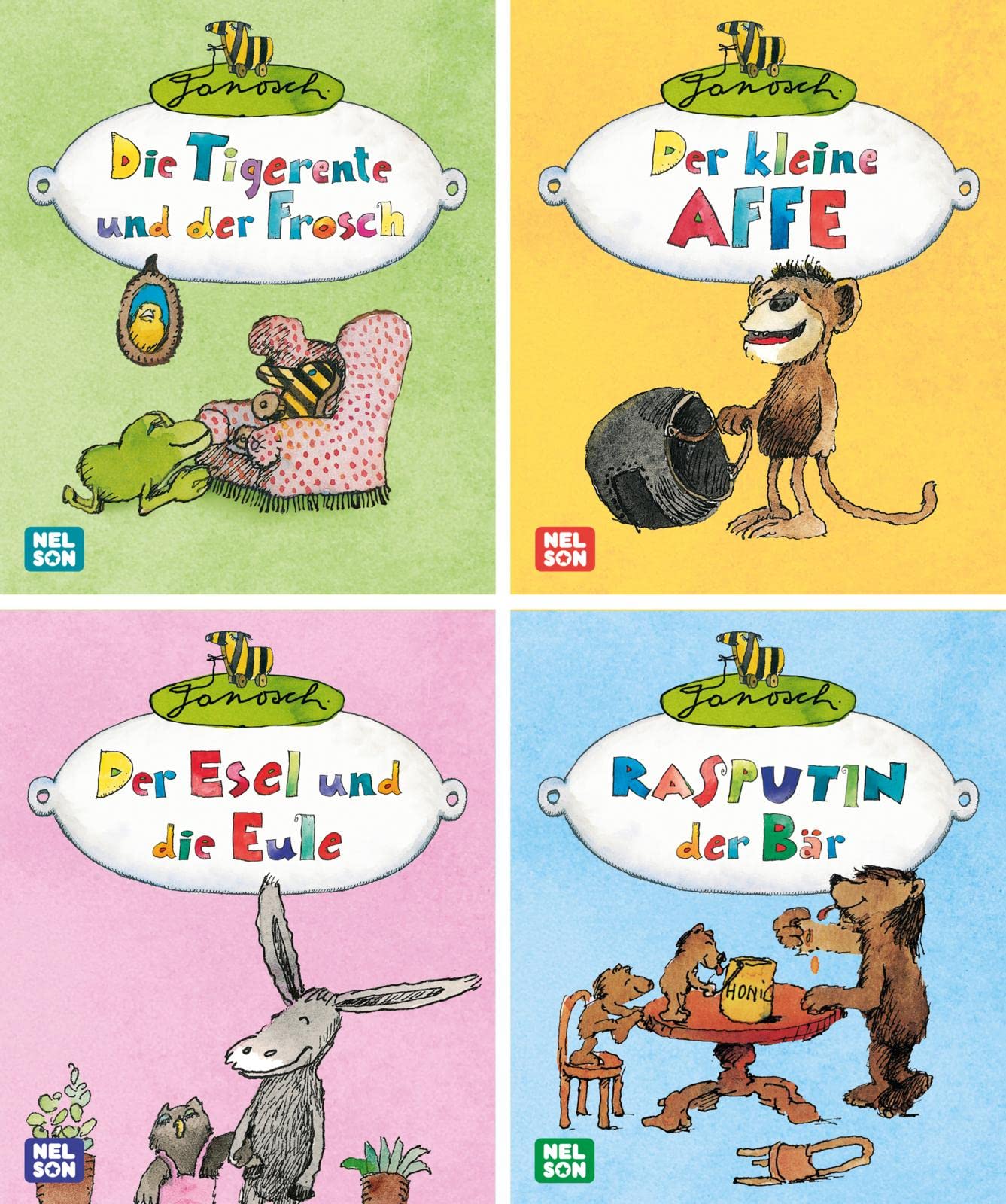Nelson Mini-Bücher: Janosch 1-4 (Einzel/WWS) Novels & Short Stories