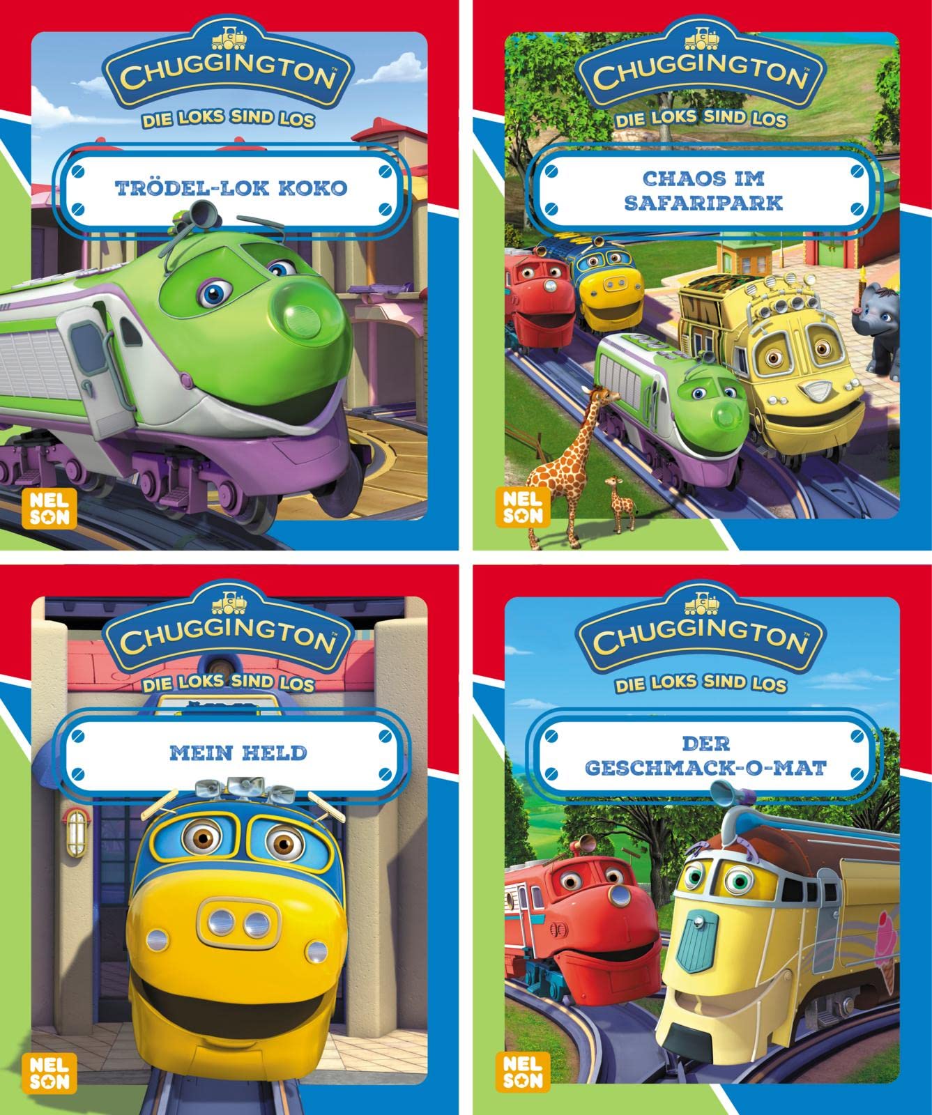 Nelson Mini-Bücher: Chuggington 1-4 (Einzel/WWS) Novels & Short Stories