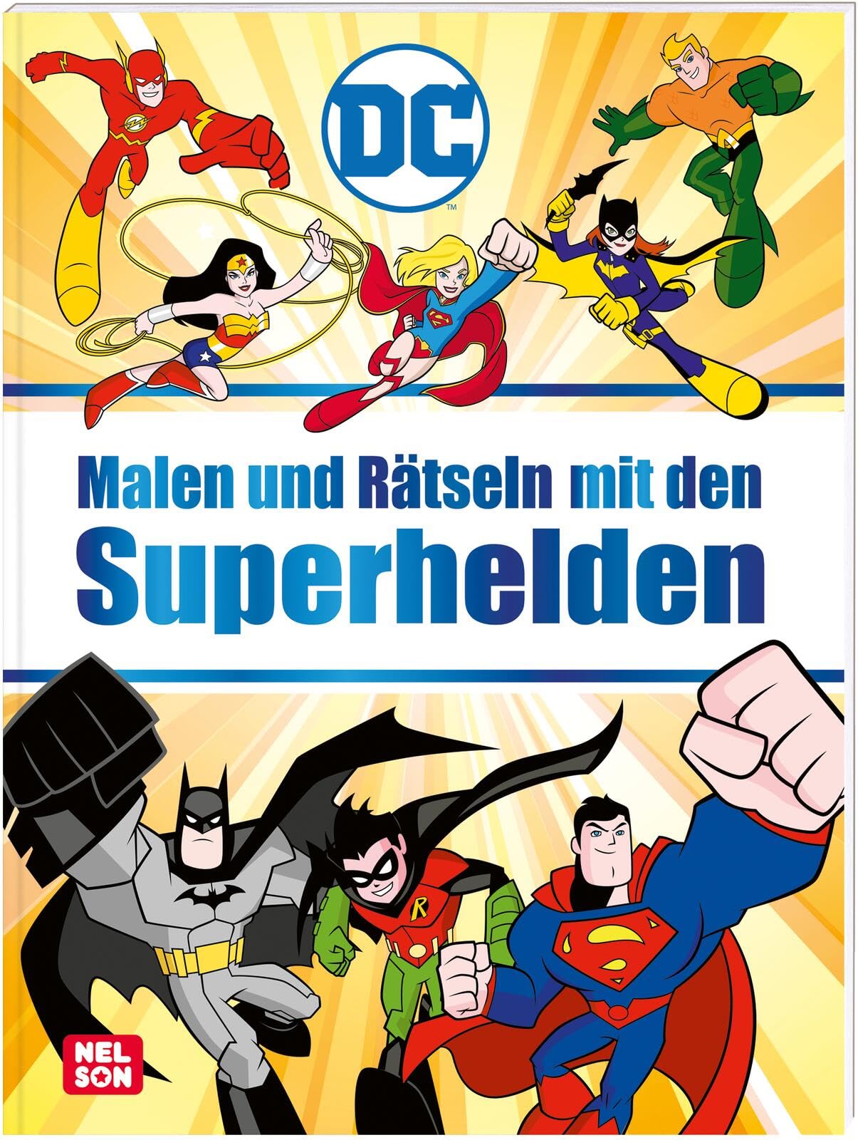 Product Image: DC Superhelden: Malen und Rätseln mit den Superhelden