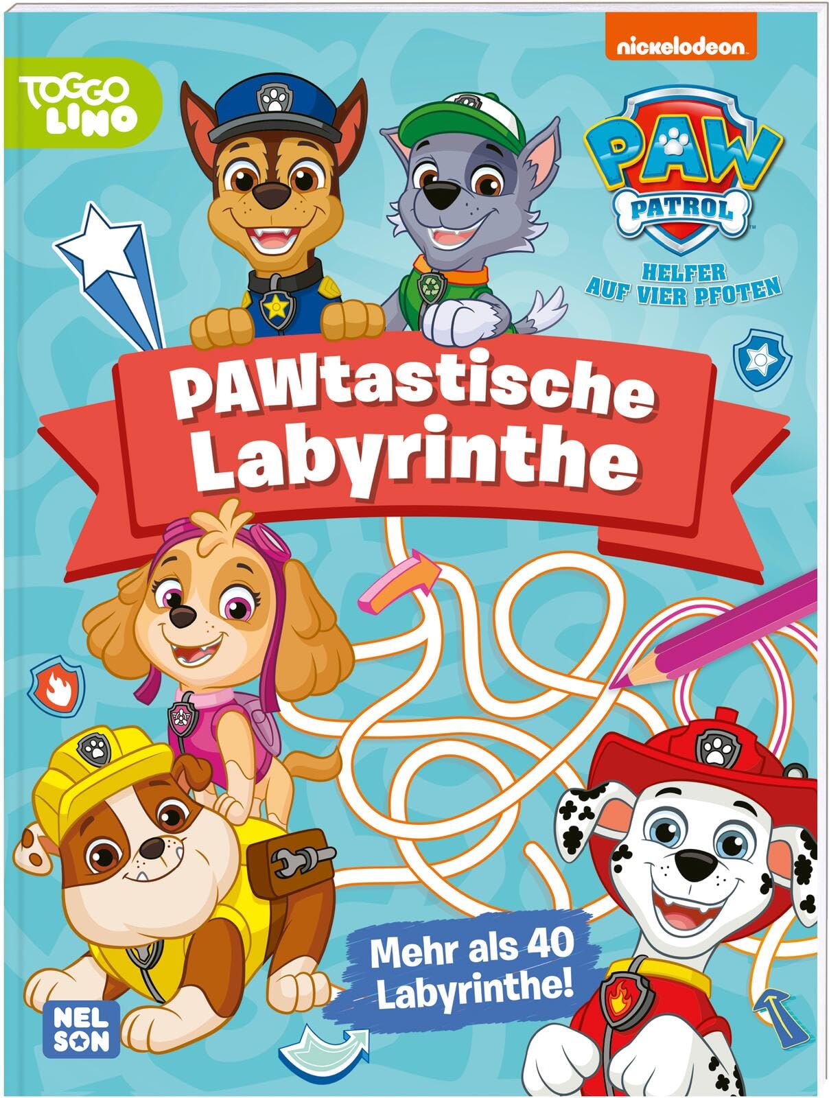 PAW Patrol Kindergartenheft: PAWtastische Labyrinthe Novels & Short Stories