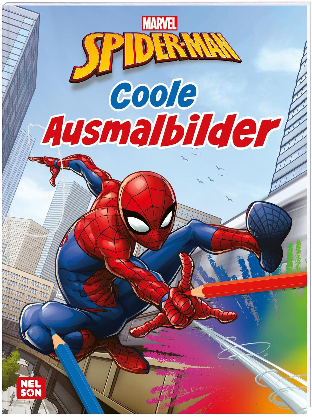 Spider-Man: Coole Ausmalbilder: Malvorlagen für Kinder ab 4 Jahren (MARVEL) Manga