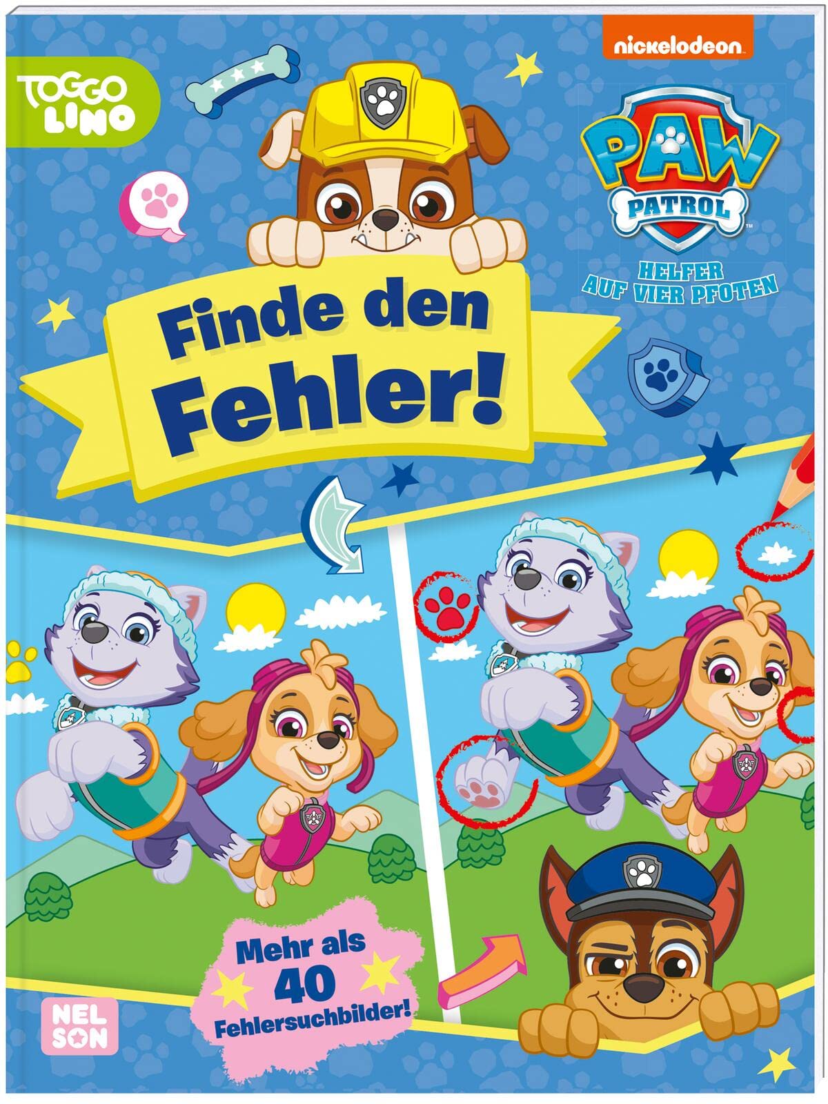 PAW Patrol Kindergartenheft: Finde den Fehler! Non-fiction books for kids