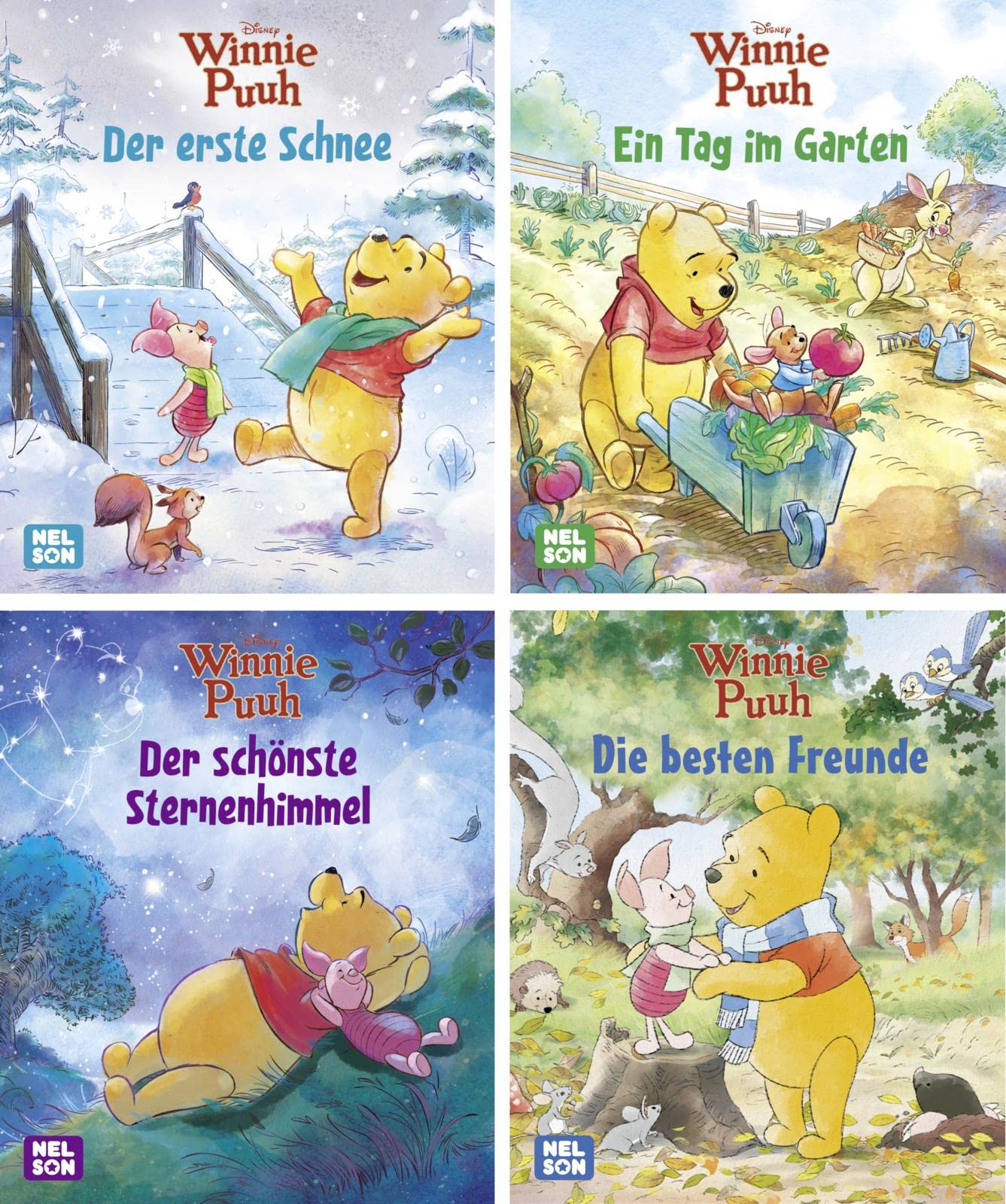 Nelson Mini-Bücher: 4er Disney Winnie Puuh 13-16 (Nelson Mini-Bücher: Ein großer Spaß im kleinen Format) Non-fiction