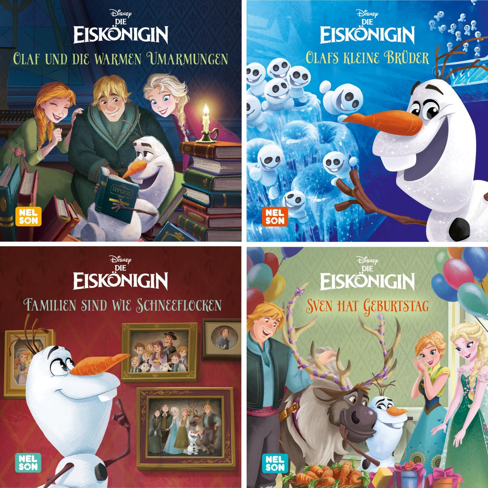 Maxi-Mini Box 40: Disney Eiskönigin Olaf (4x5 Exemplare): Geschichten vom freundlichen Schneemann | (ab 3 Jahren) (Nelson Maxi-Mini: Maximaler Vorlesespaß!) Novels & Short Stories