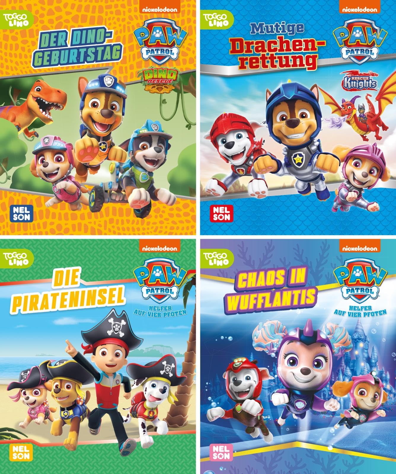 Nelson Mini-Bücher: PAW Patrol 25-28 (Einzel/WWS): PAWtastische neue Einsätze im Mitnahmeformat (ab 3 Jahren) Non-fiction