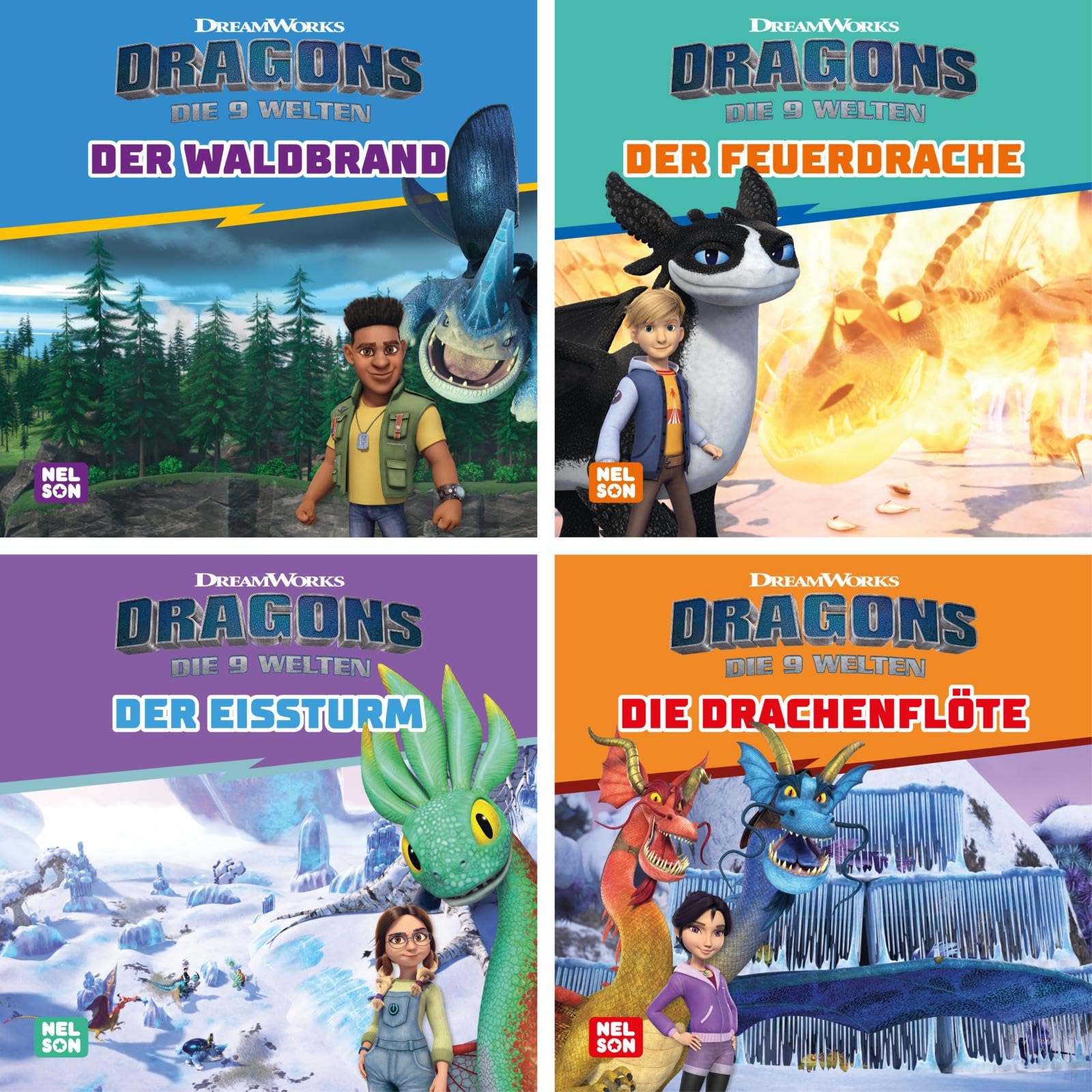 Maxi-Mini Box 44: Dragons: Die neun Welten (4x5 Exemplare): Im Mitnahme-Format ab 3 Jahren (Nelson Maxi-Mini) Non-fiction