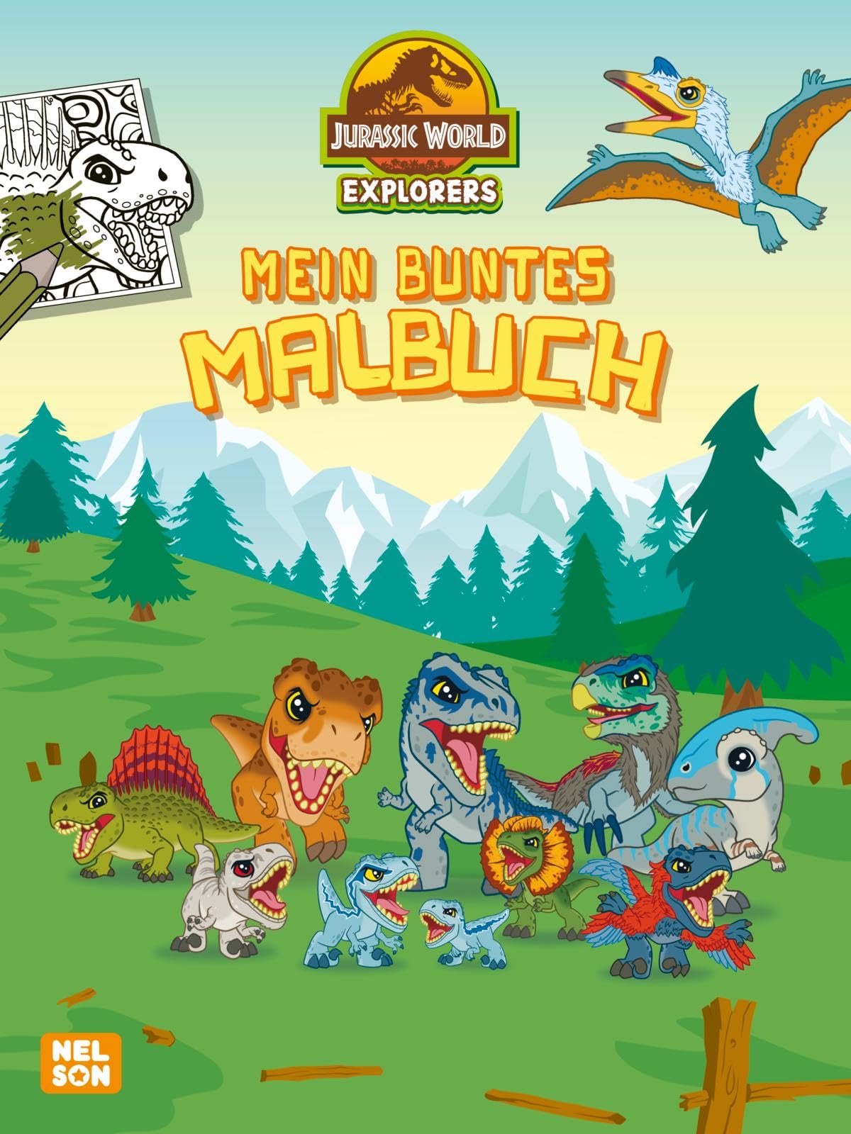 Jurassic World Explorers: Mein buntes Malbuch Non-fiction books for kids