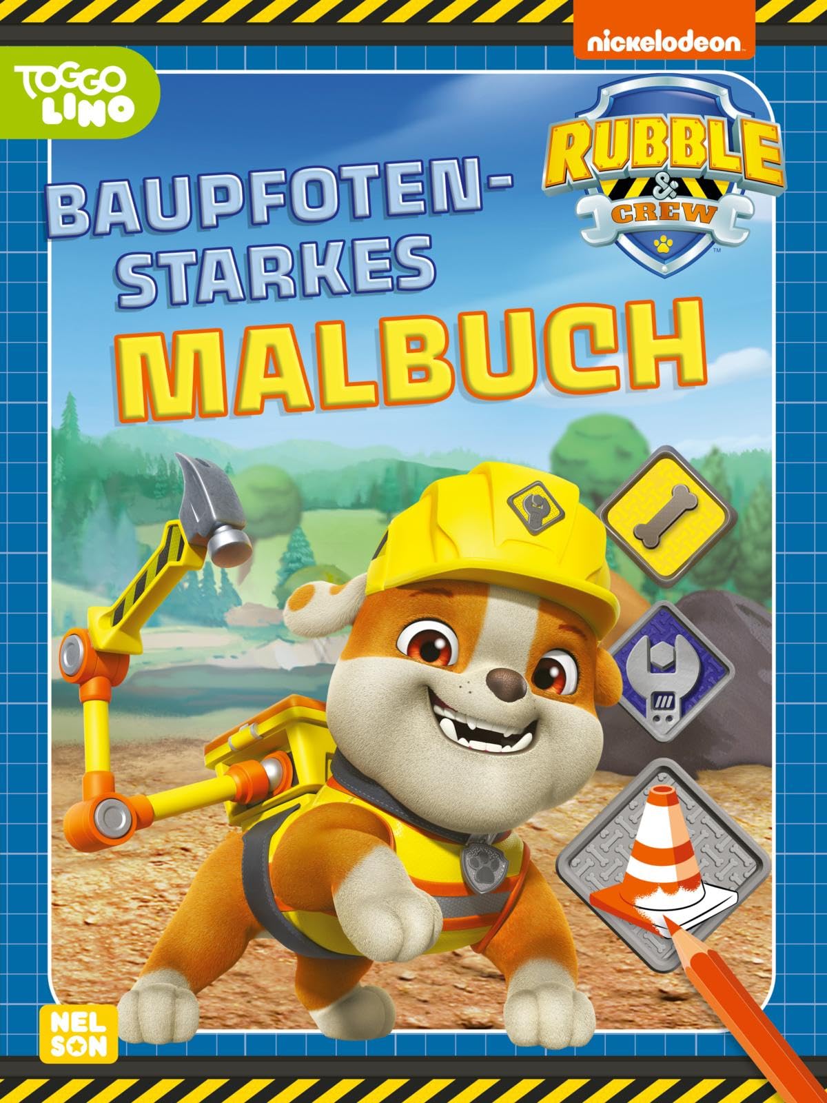 Rubble & Crew: Baupfotenstarkes Malbuch Non-fiction books for kids