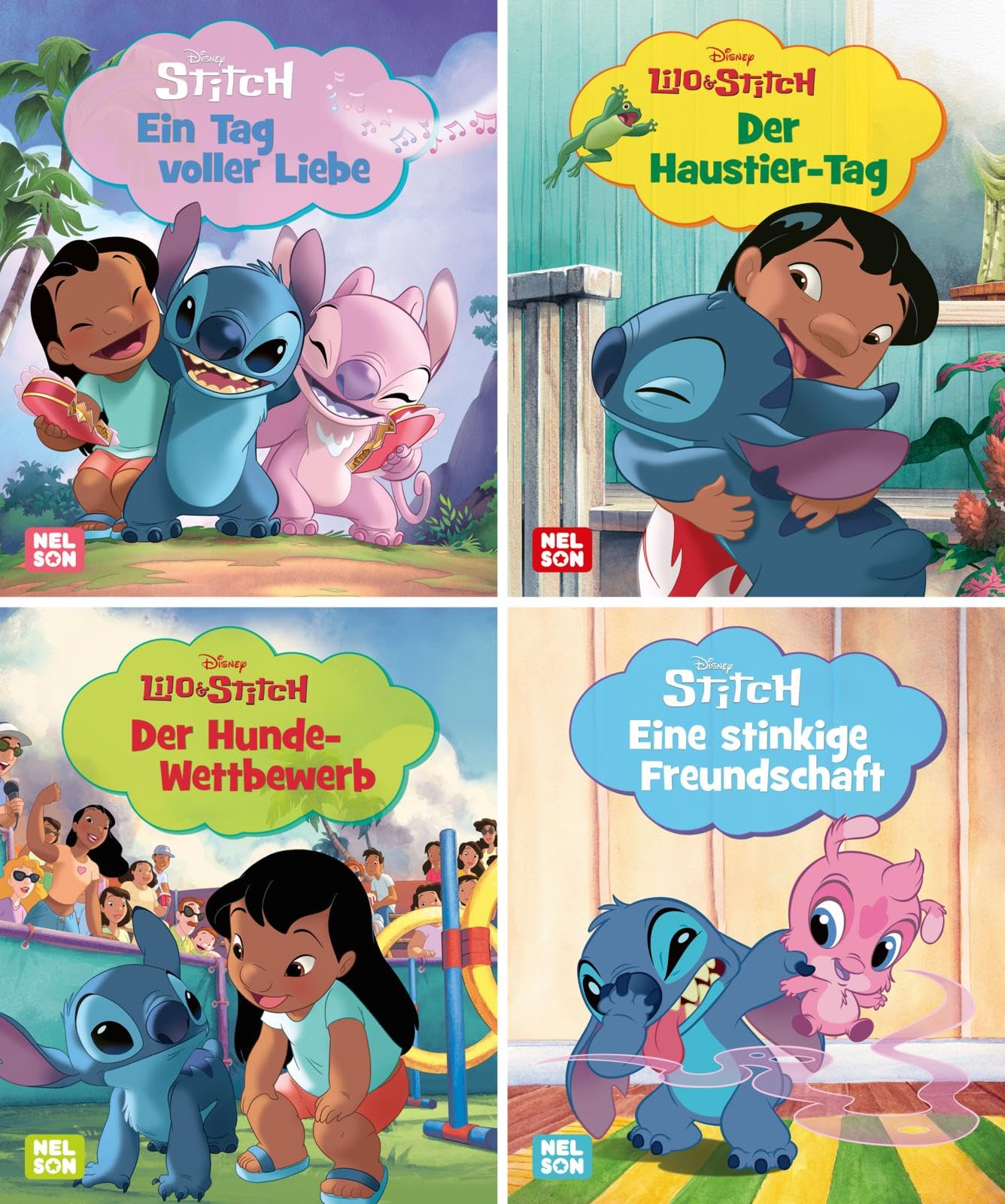 Nelson Mini-Bücher: 4er Disney Lilo & Stitch 1-4 Non-fiction books for kids