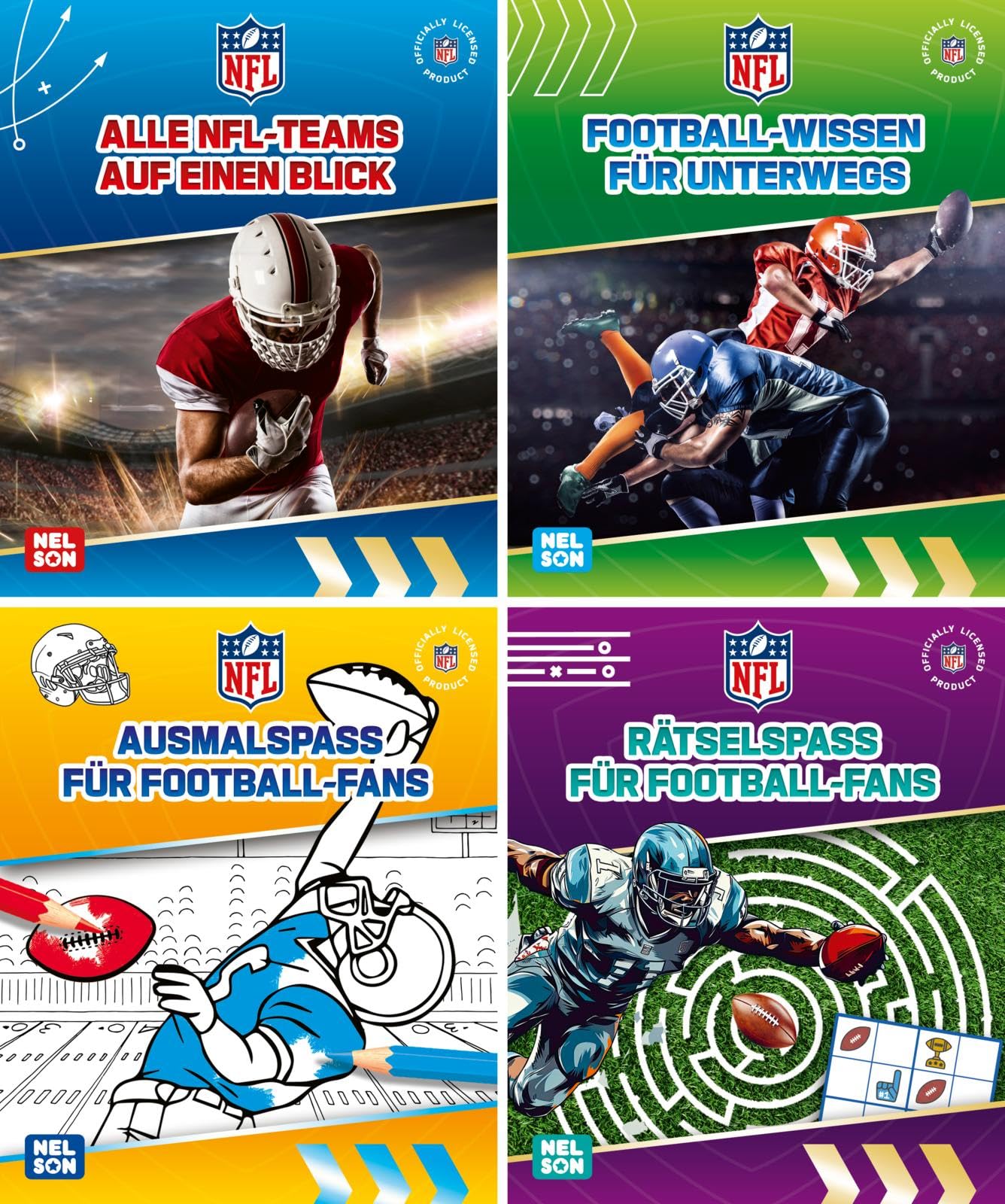 Nelson Mini-Bücher: 4er NFL 1-4 Non-fiction