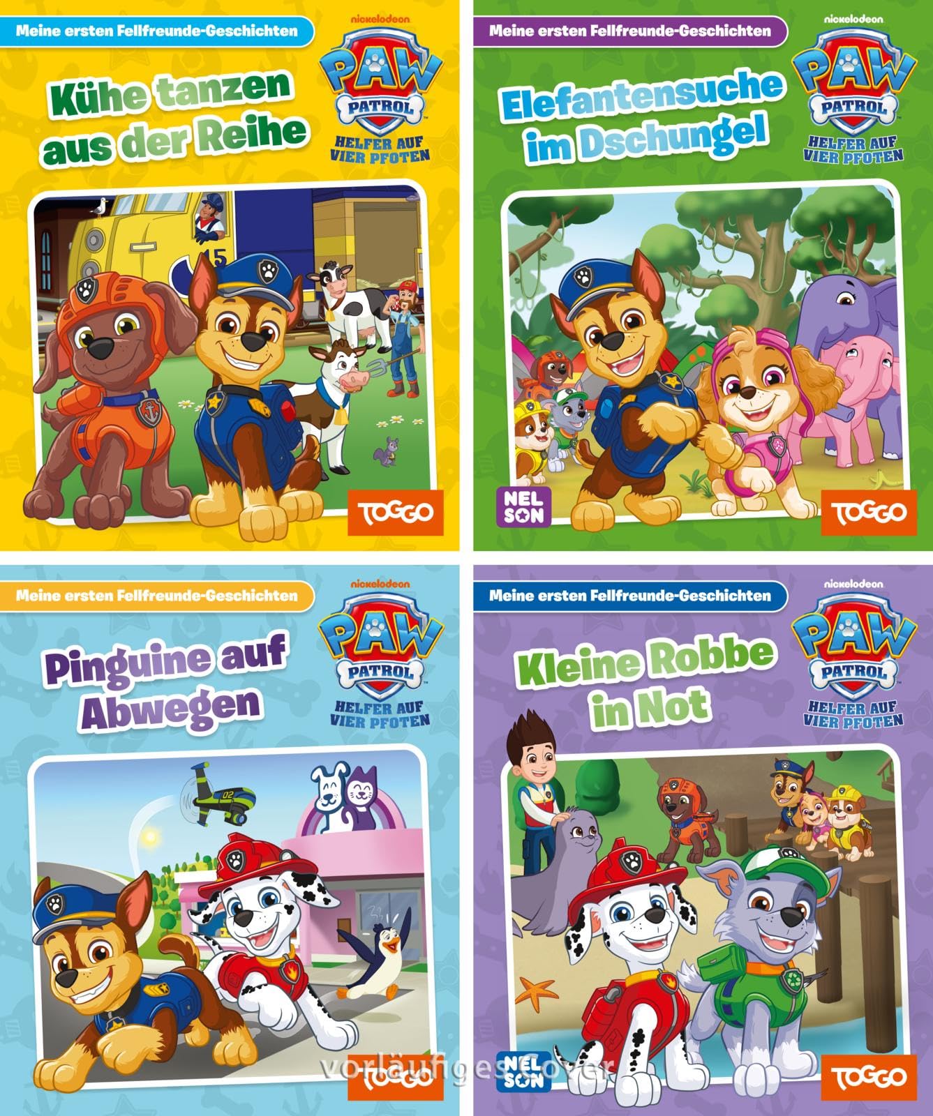 Nelson Mini-Bücher: PAW Patrol 29-32 (Einzel/WWS): Meine ersten Fellfreunde-Geschichten book