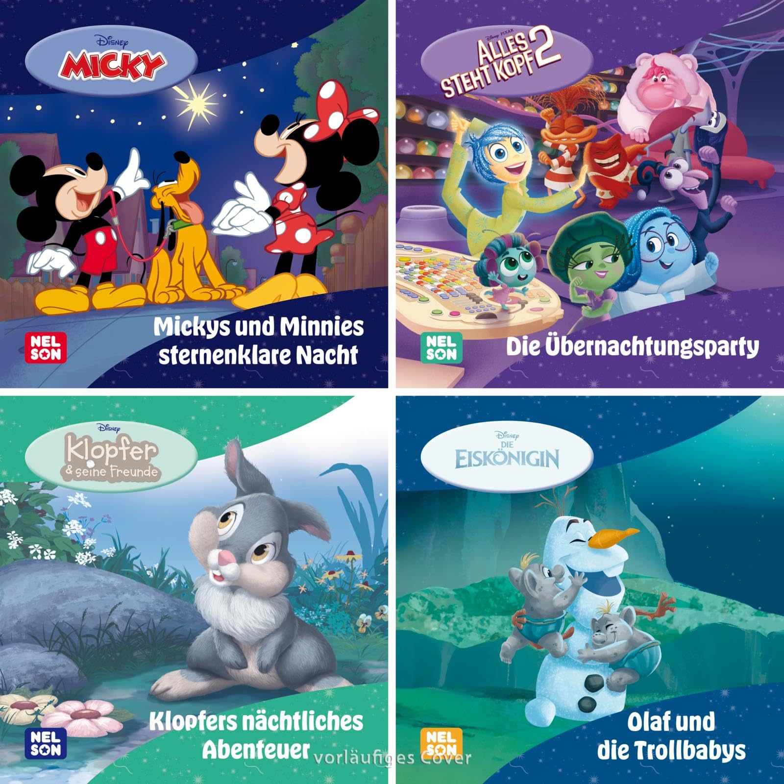 4er-Set Maxi-Mini 60: Disney Gutenacht-Geschichten Novels & Short Stories