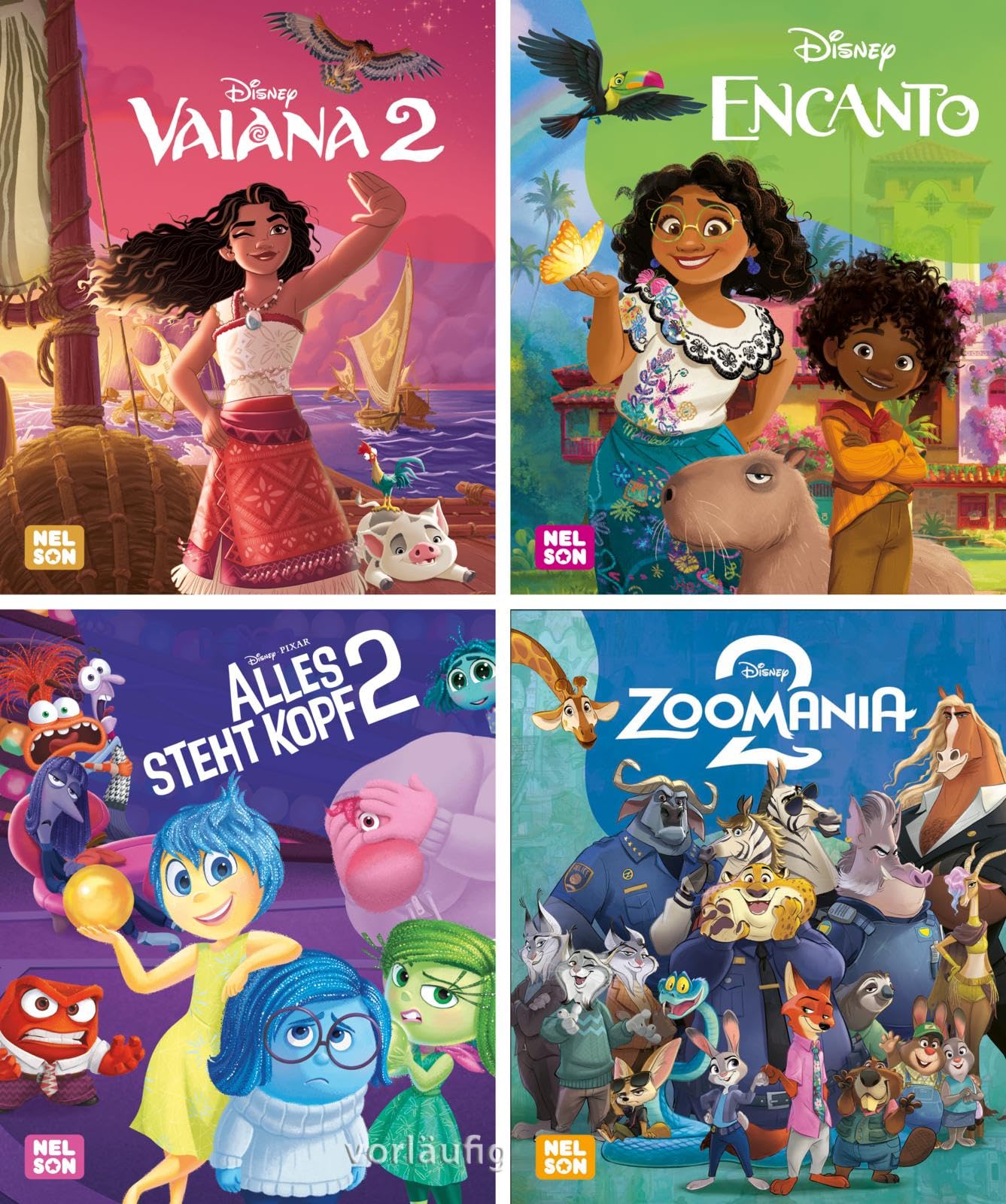 Nelson Mini-Bücher: 4er Disney Minibücher zum Film 1-4 Non-fiction